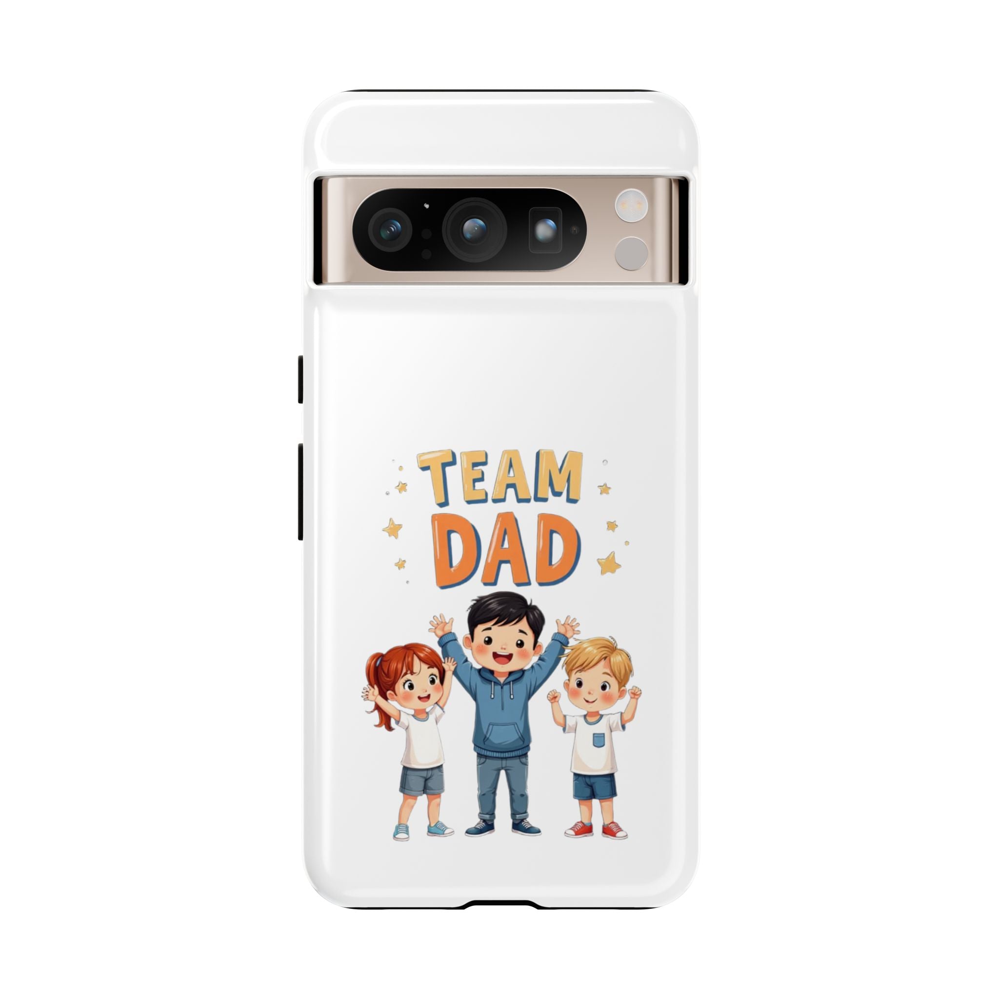 Team Dad Phone Case, Fun Gift for Fathers, Durable Phone Protector, Cute Dad Team Merchandise, Father's Day Special