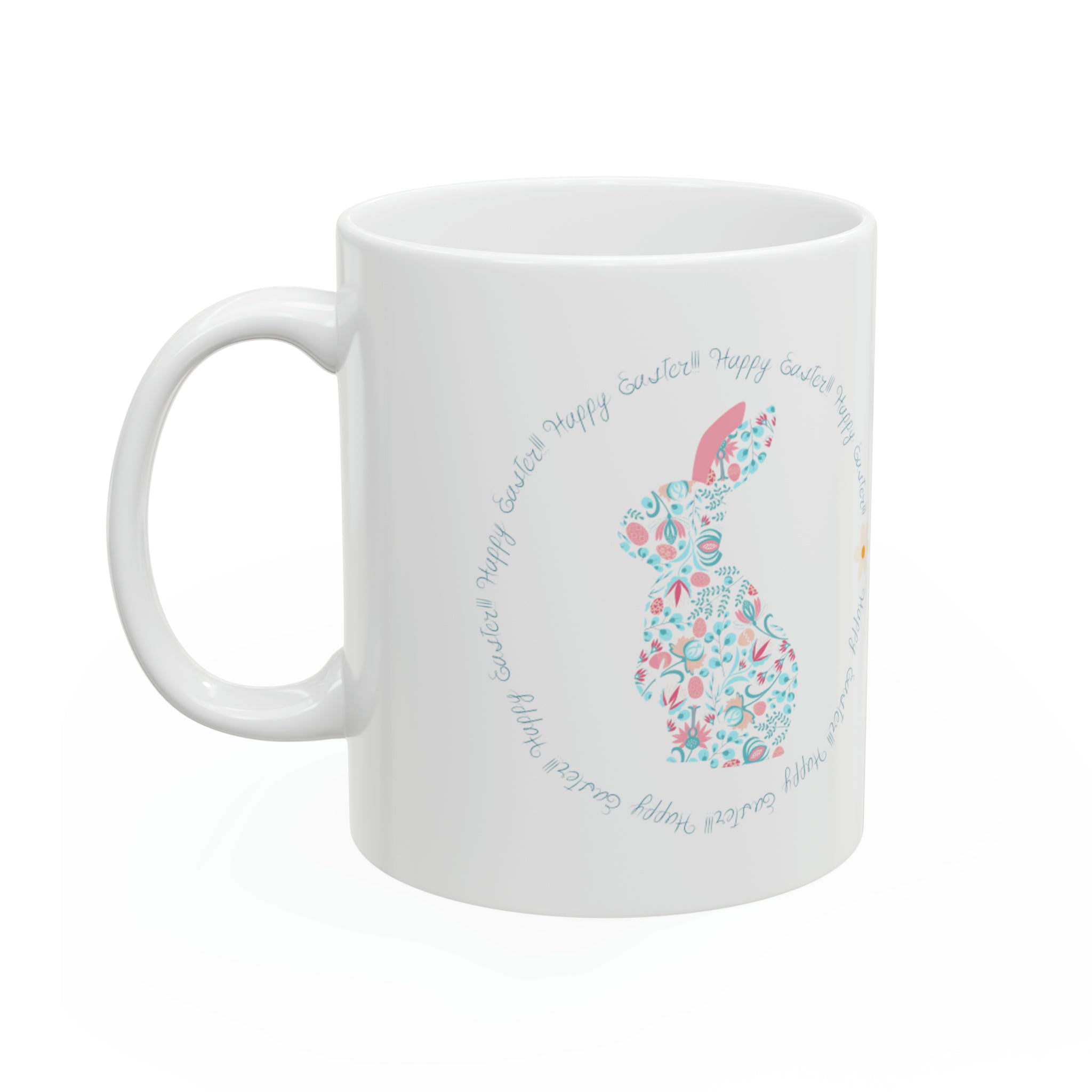 Happy Easter Rabbit Day Ceramic Mug, 11oz