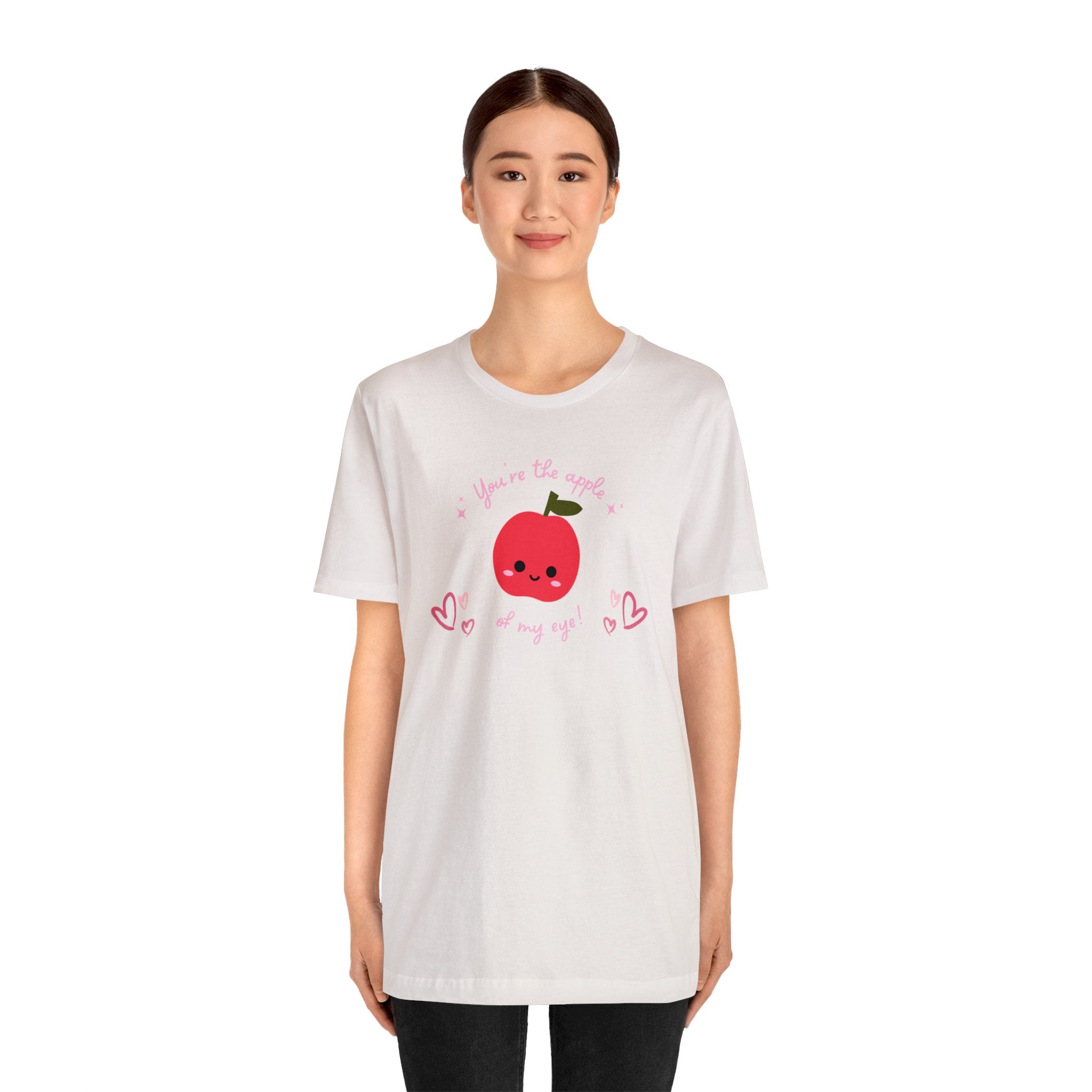 You Are The Apple Of My Eyes Unisex Jersey Short Sleeve Tee