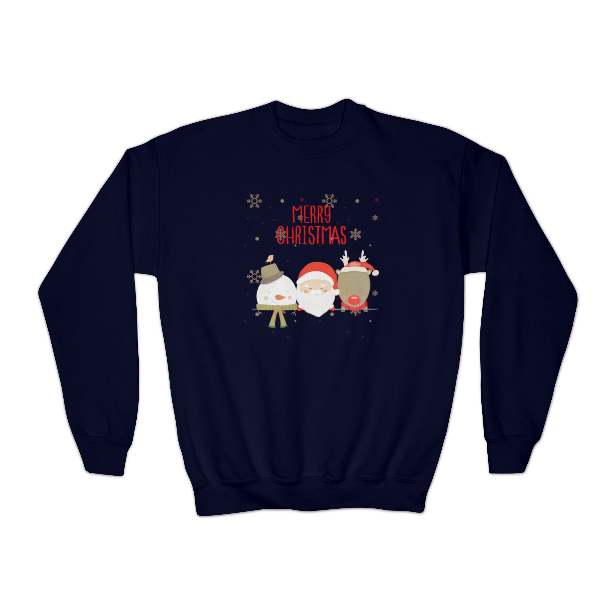 Merry Xmas Crew Youth Crewneck Sweatshirt