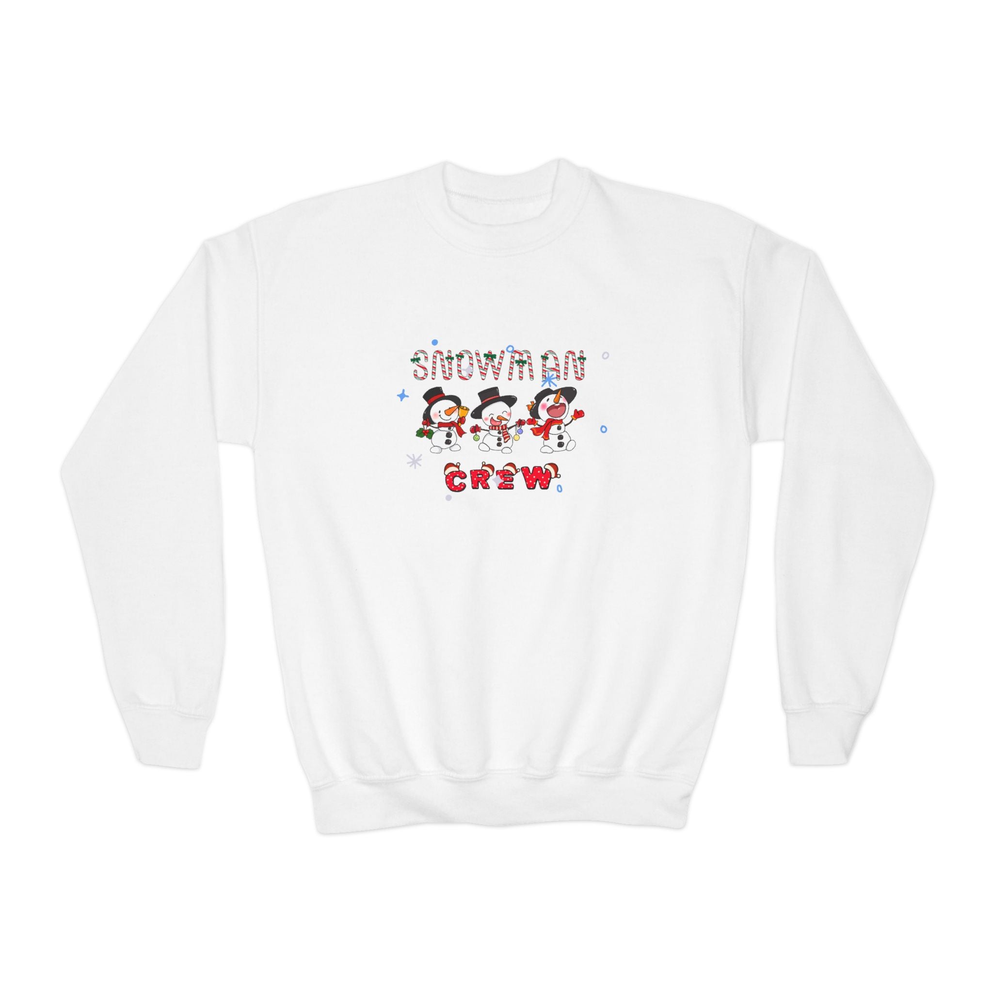 Snowman Crew Youth Crewneck Sweatshirt