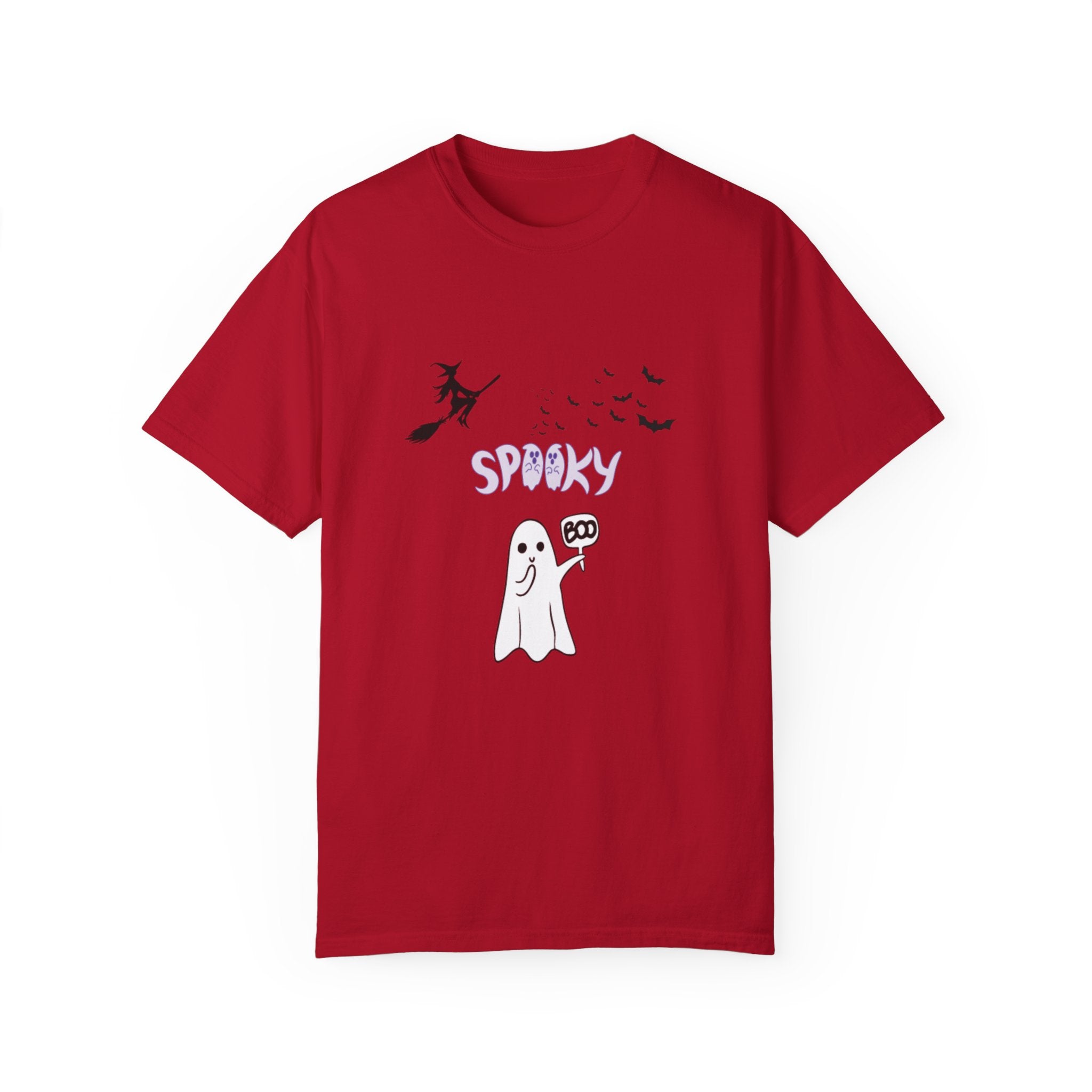 Spooky Boo Unisex Garment-Dyed T-shirt