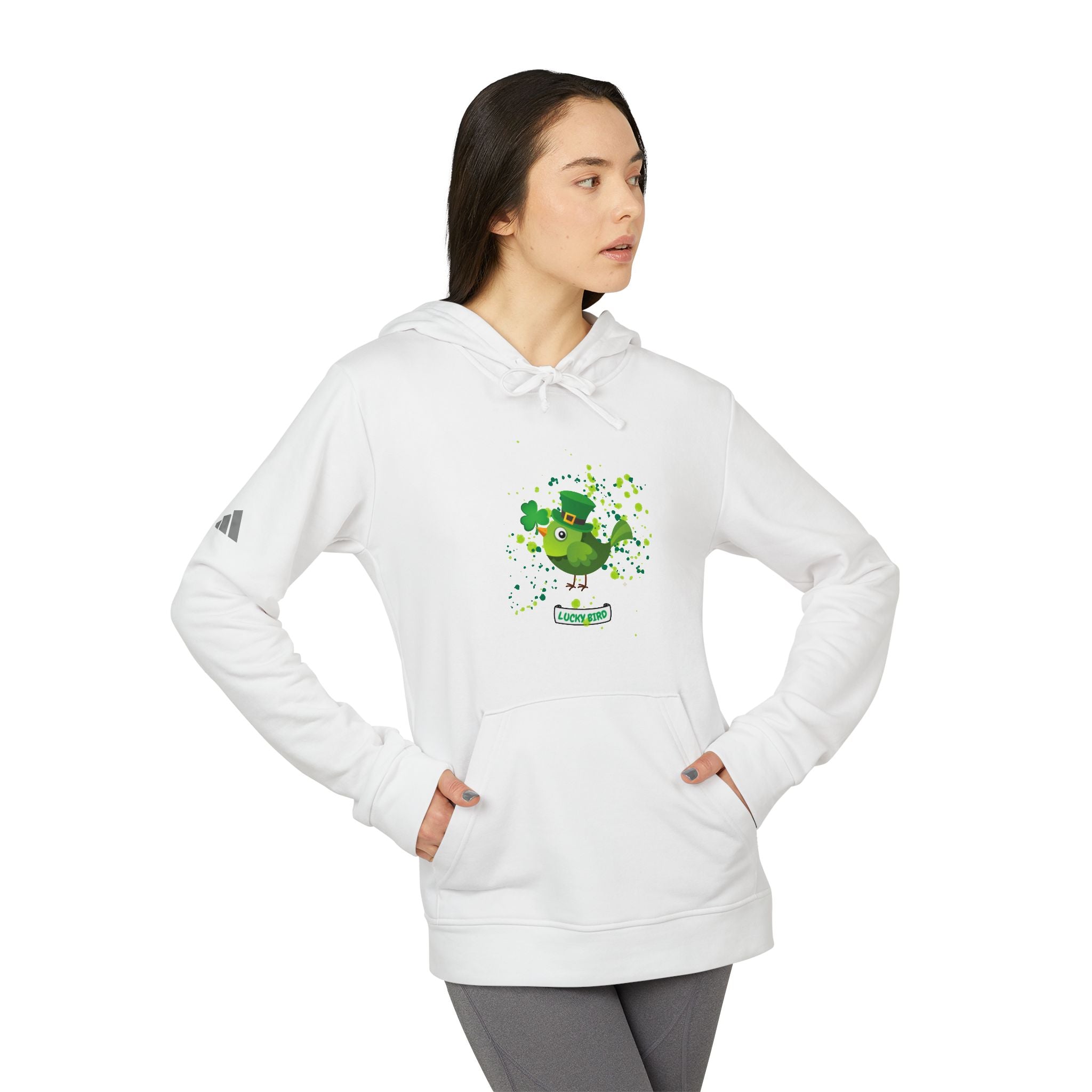 Lucky Bird Adidas Unisex Fleece Hoodie