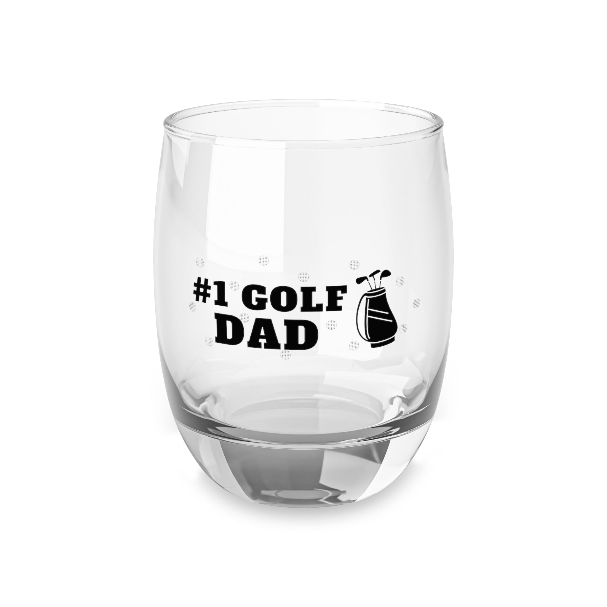 Happy Father's Day Golf Whiskey Glass