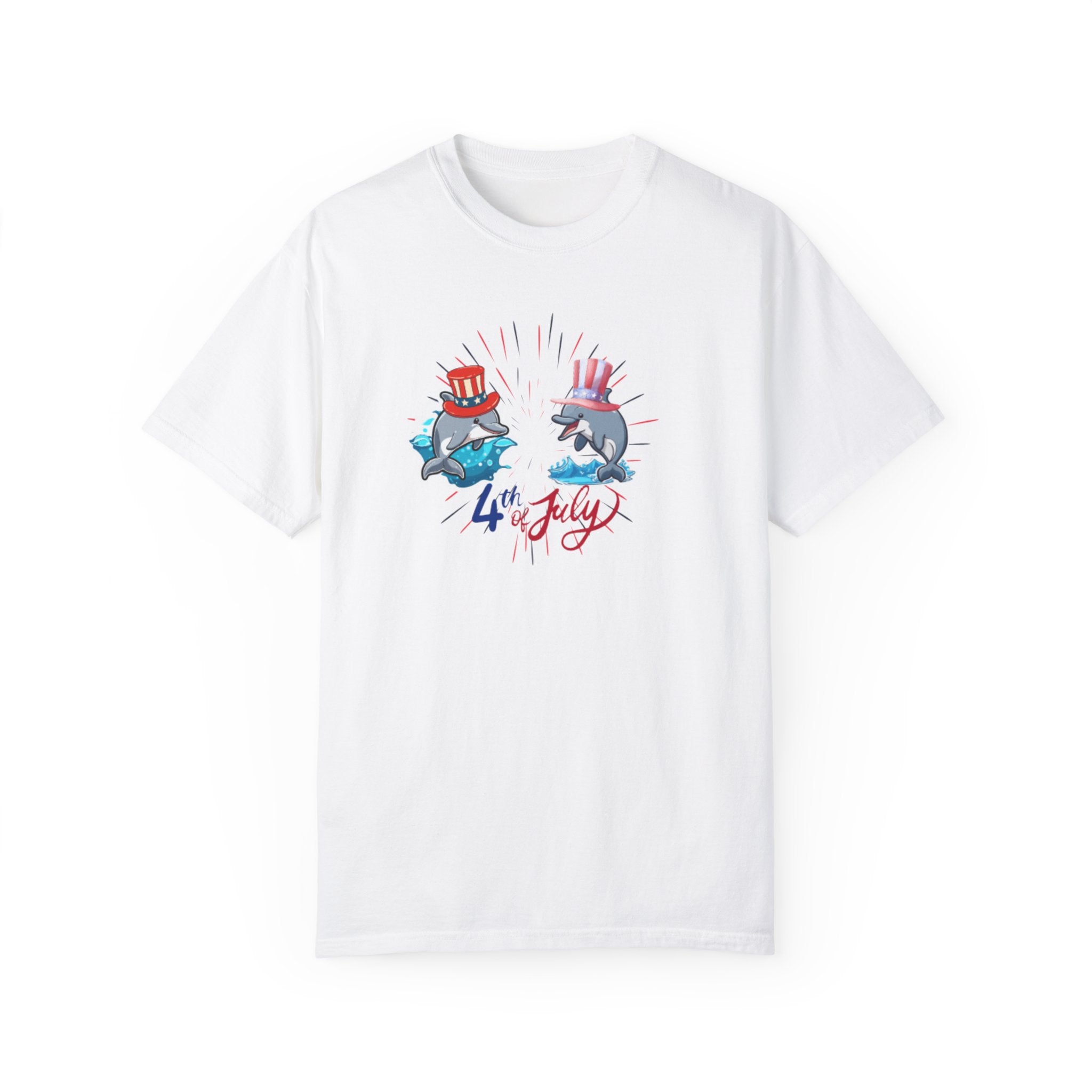 Splash 4th Of July Unisex Garment-Dyed T-shirt