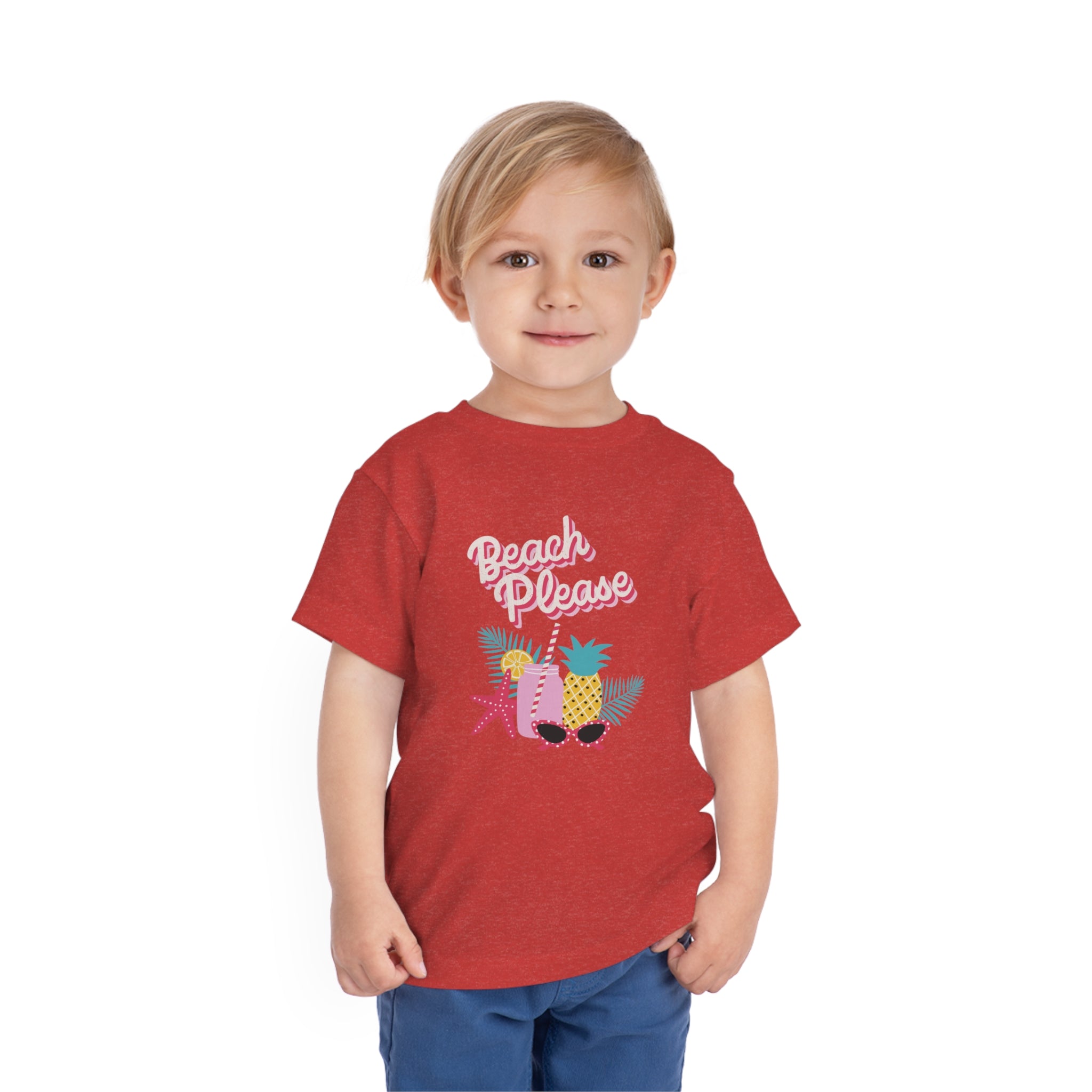 Beach Please Toddler Short Sleeve Tee