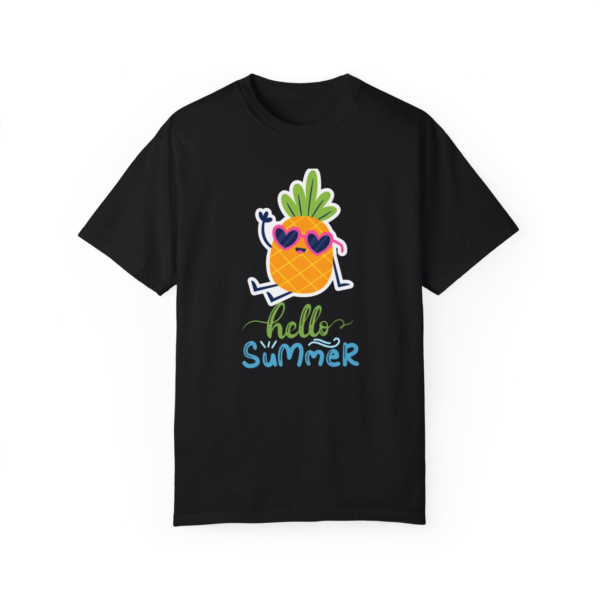 Hello Summer Fun Unisex Garment-Dyed T-shirt