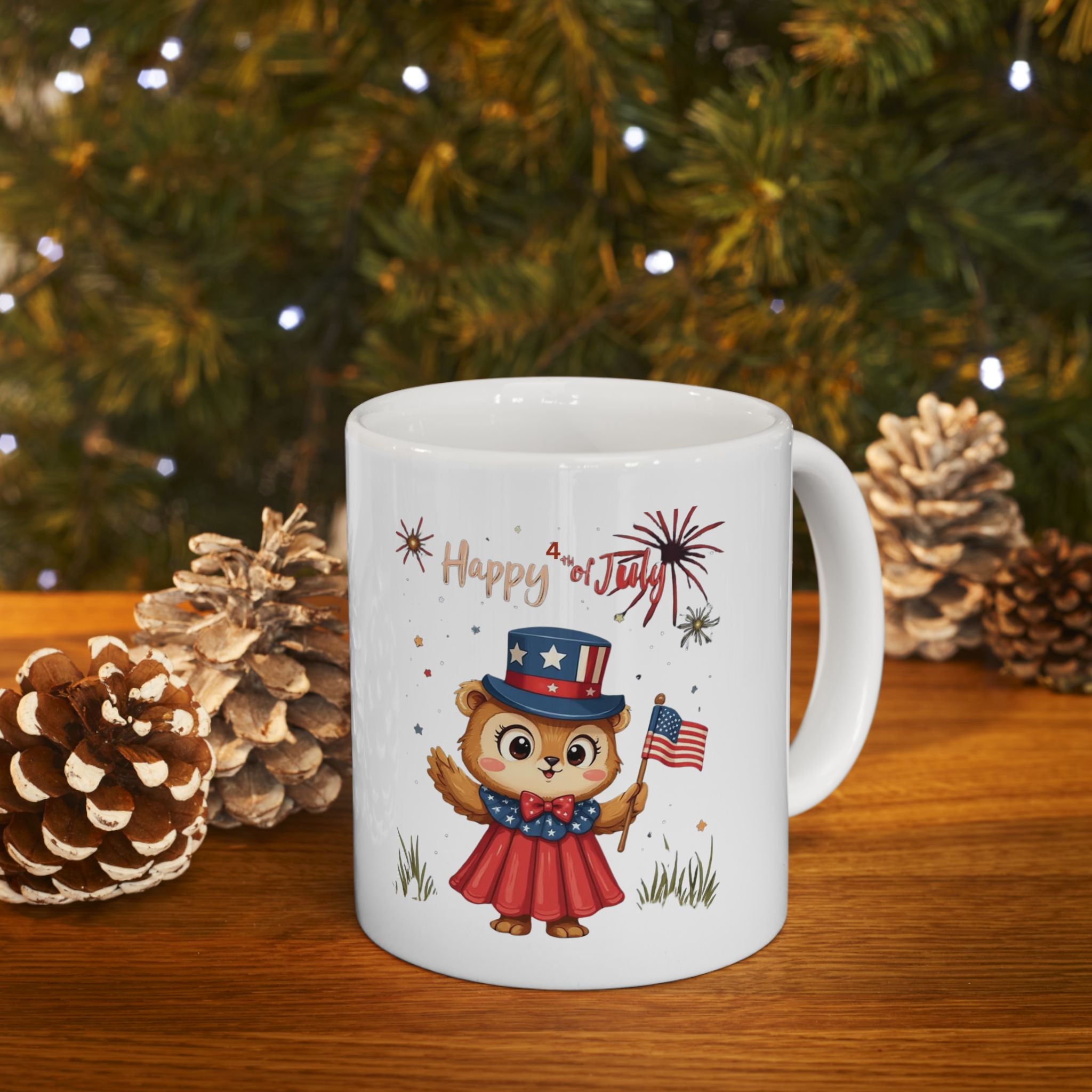 Happy Independence Day Ceramic Mug