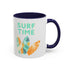 Surf Time Accent Coffee Mug (11, 15oz)