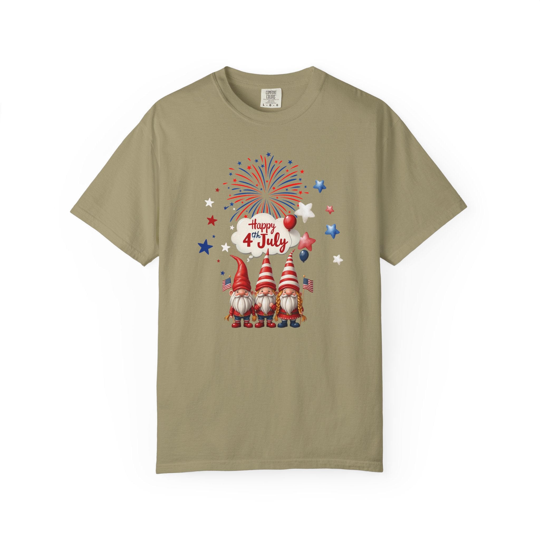 Gnome 4th of July T-shirt for 4th of July, Unisex Summer Tee
