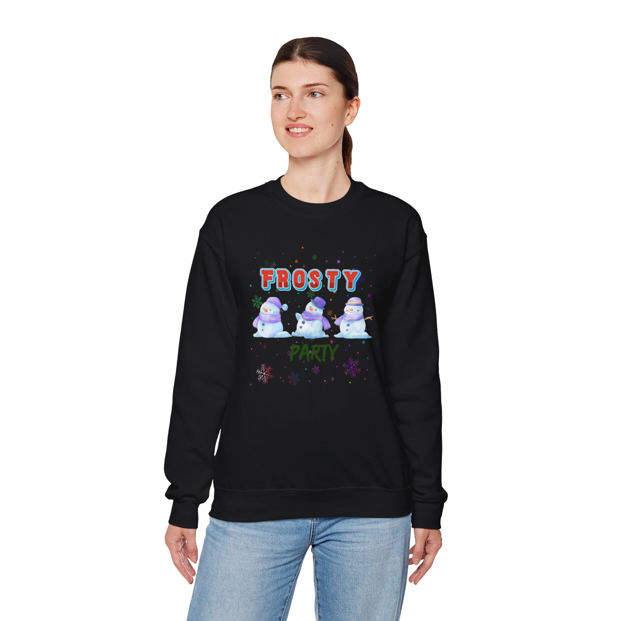 Frosty Party Unisex Heavy Blend™ Crewneck Sweatshirt