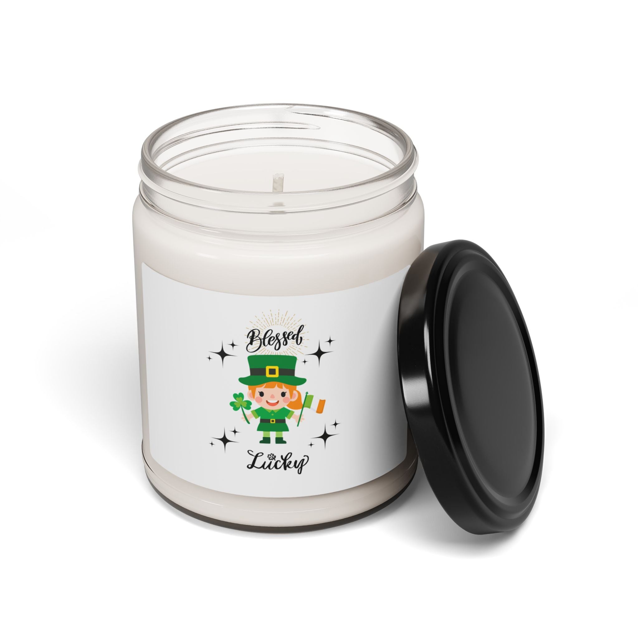 Blessed & Lucky Scented Soy Candle St. Patrick's Day