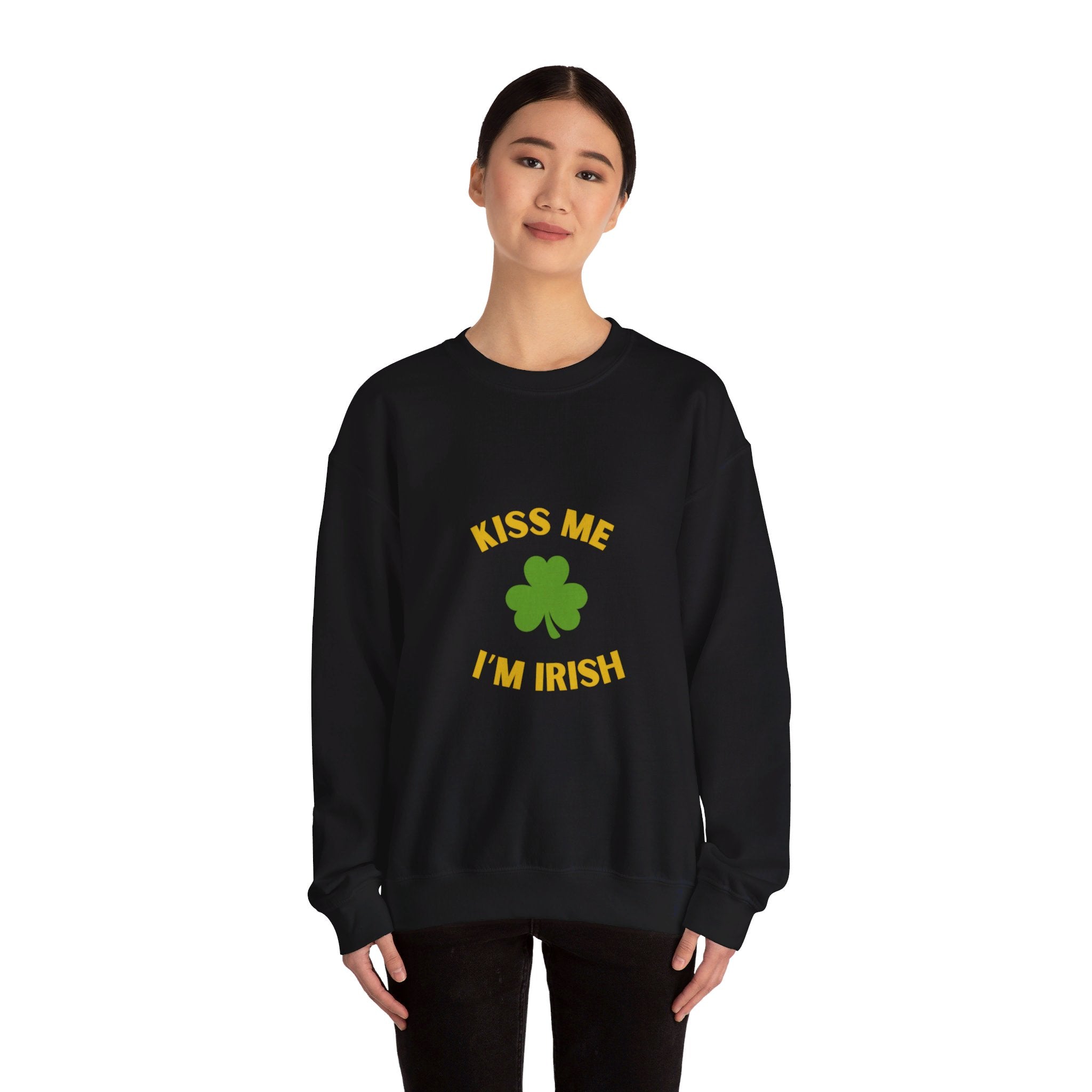 Kiss Me I'm Irish Unisex Heavy Blend™ Crewneck Sweatshirt