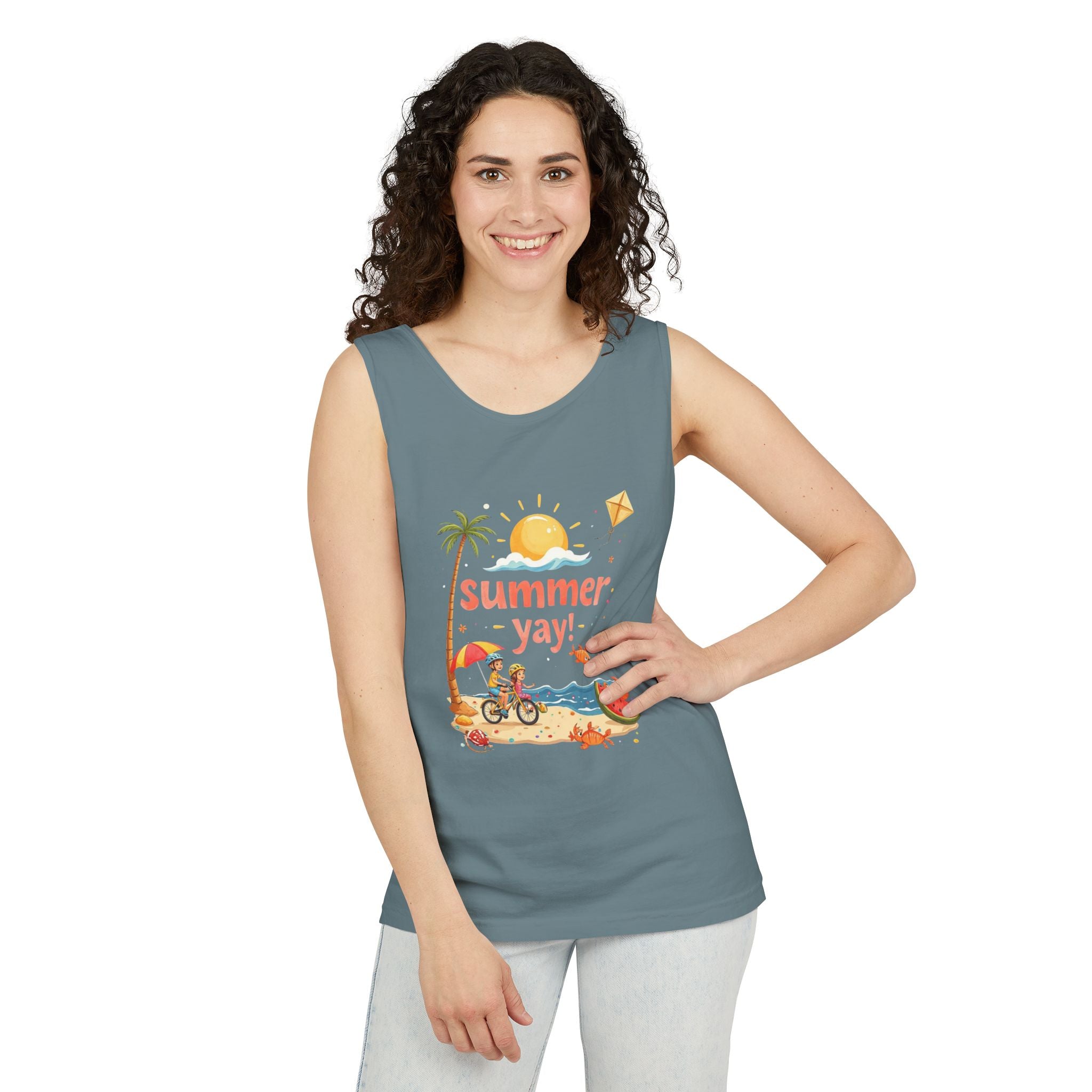 Summer Yay! Unisex Tank Top
