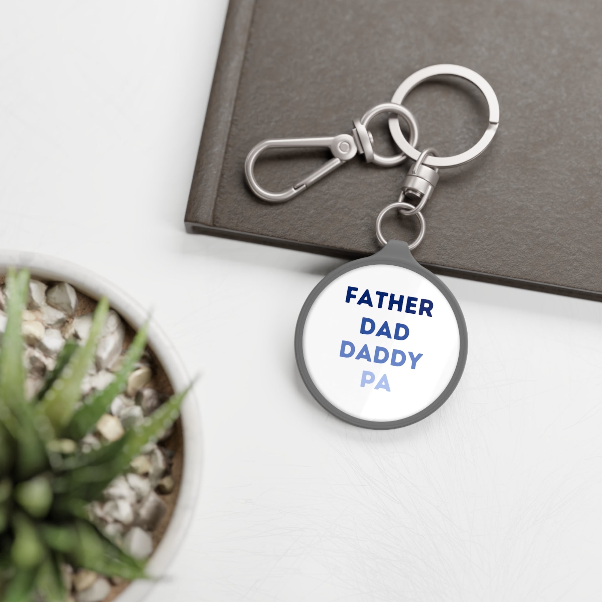 Father Dad Daddy Pa Keyring Tag