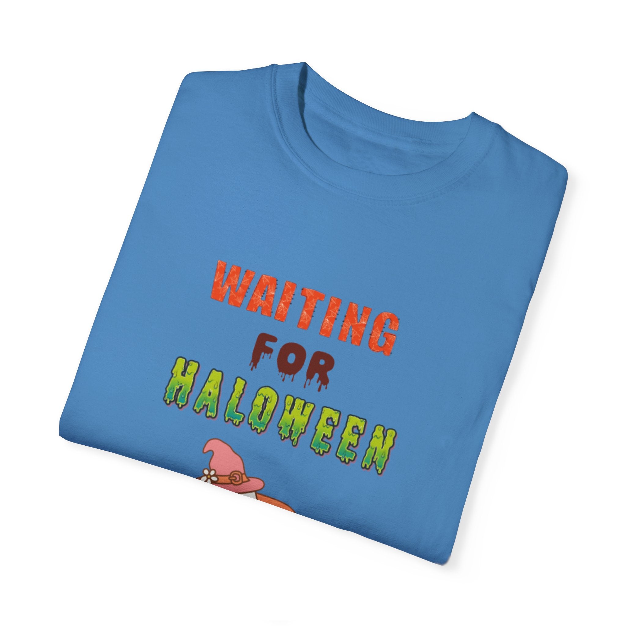 Waiting For Halloween Unisex Garment-Dyed T-shirt