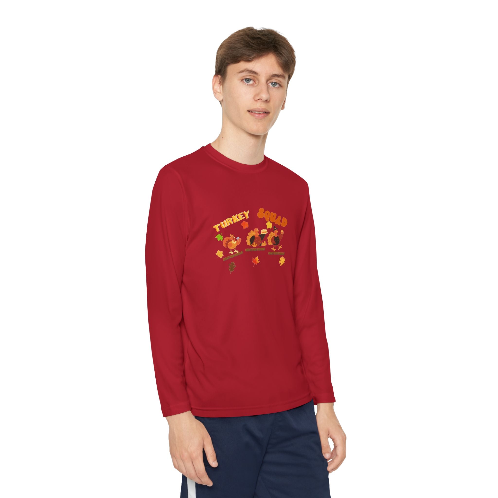 Turkey Squad Youth Long Sleeve Competitor Tee