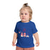 Happy 4th Of July Gnome Baby Short Sleeve T-Shirt