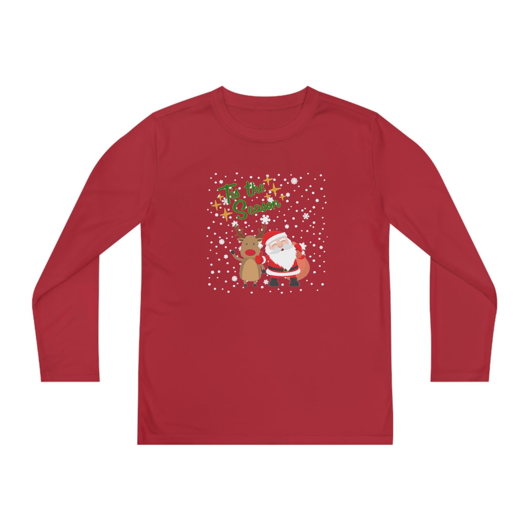 Tis The Season Youth Long Sleeve Competitor Tee