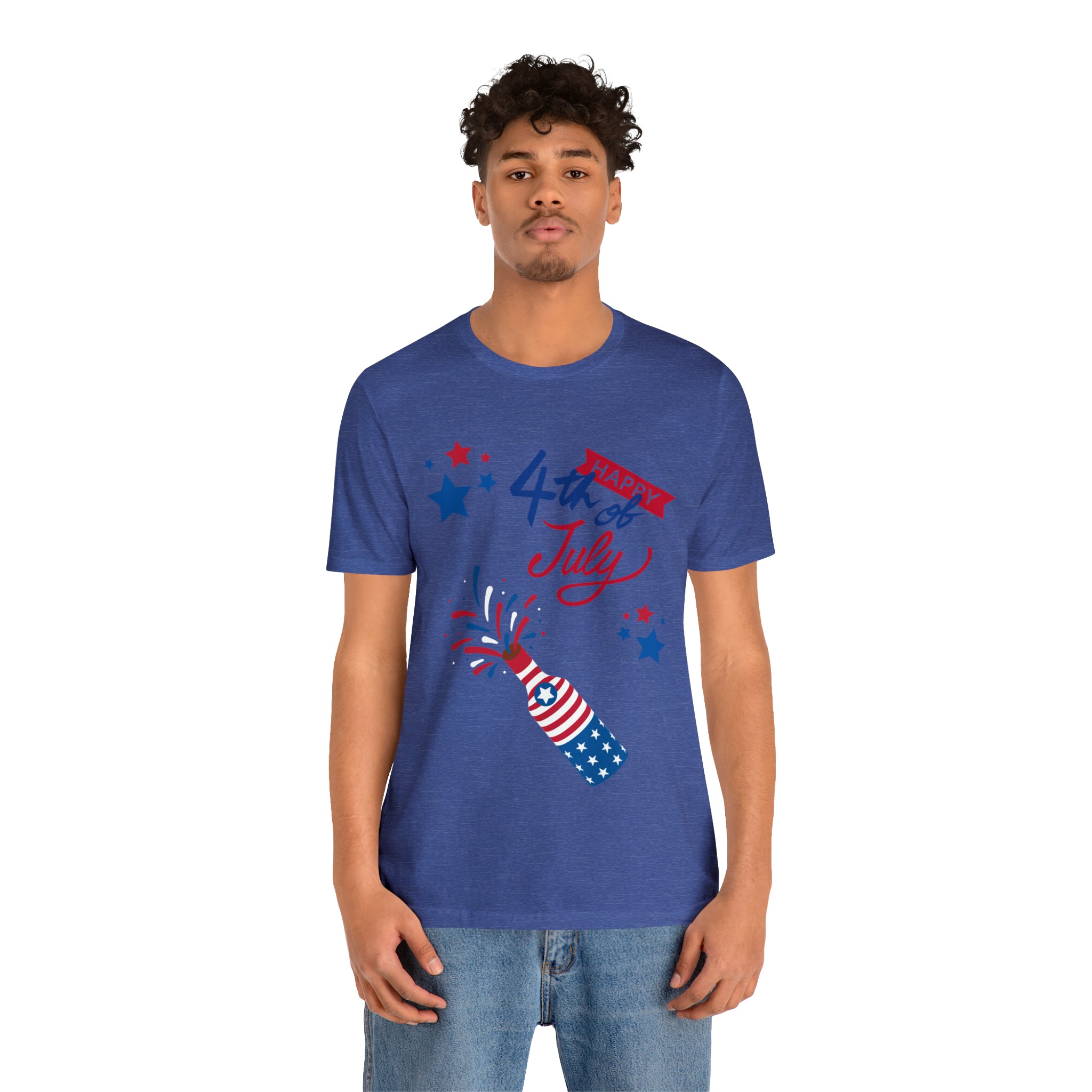 Happy 4th Of July Celebration Unisex Jersey Short Sleeve Tee