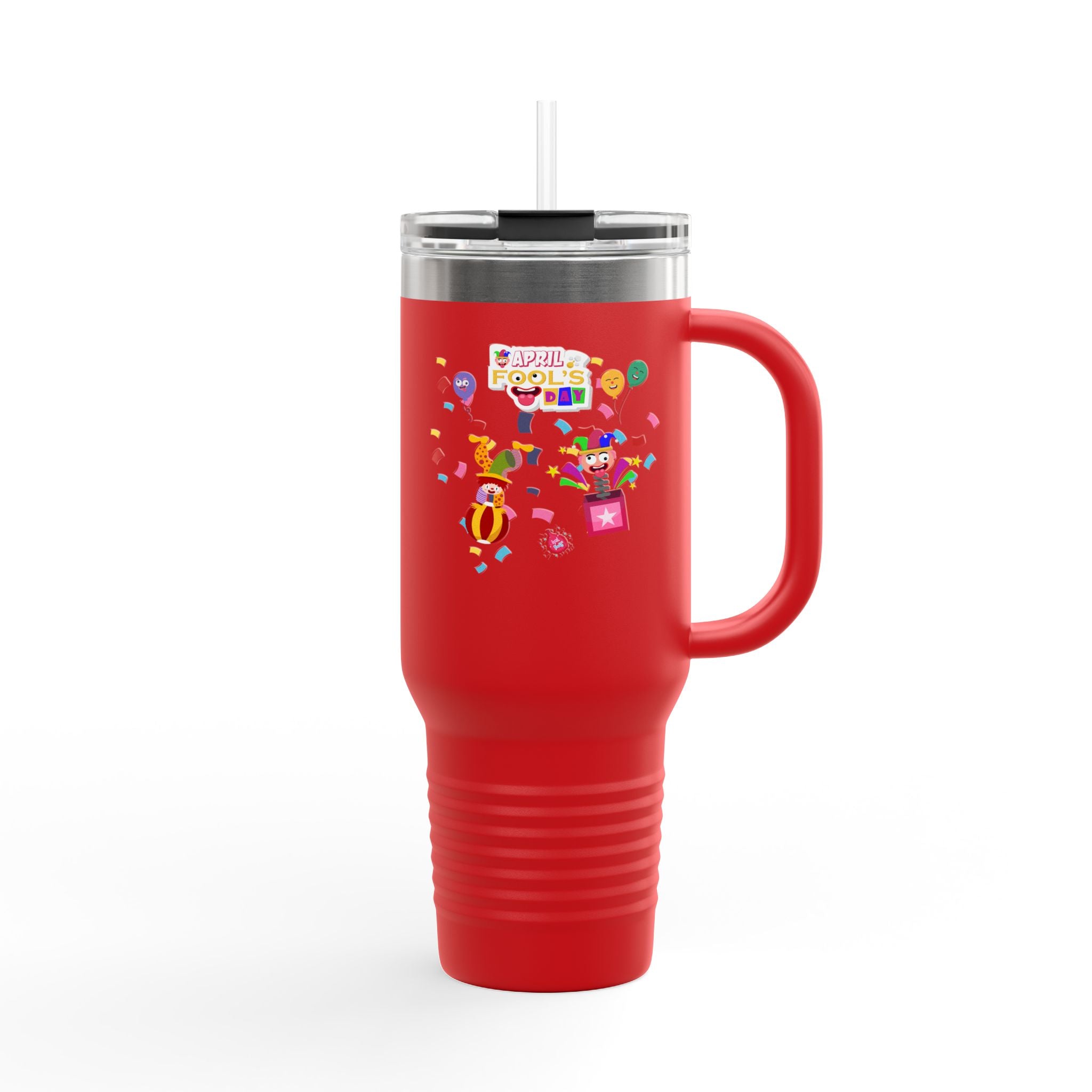 All April Fool's Day Insulated Travel Mug - 40oz
