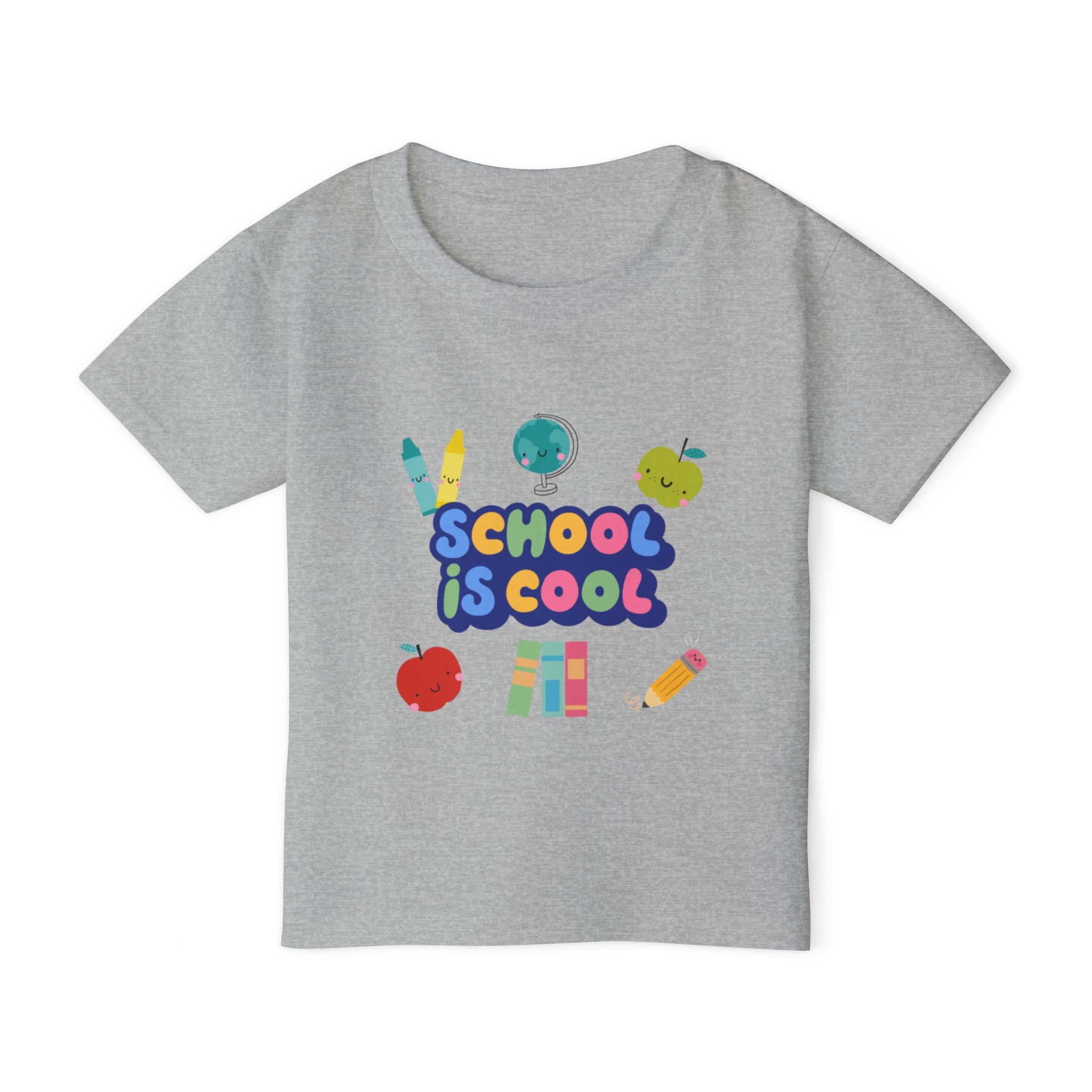 School Is Cool Heavy Cotton™ Toddler T-shirt