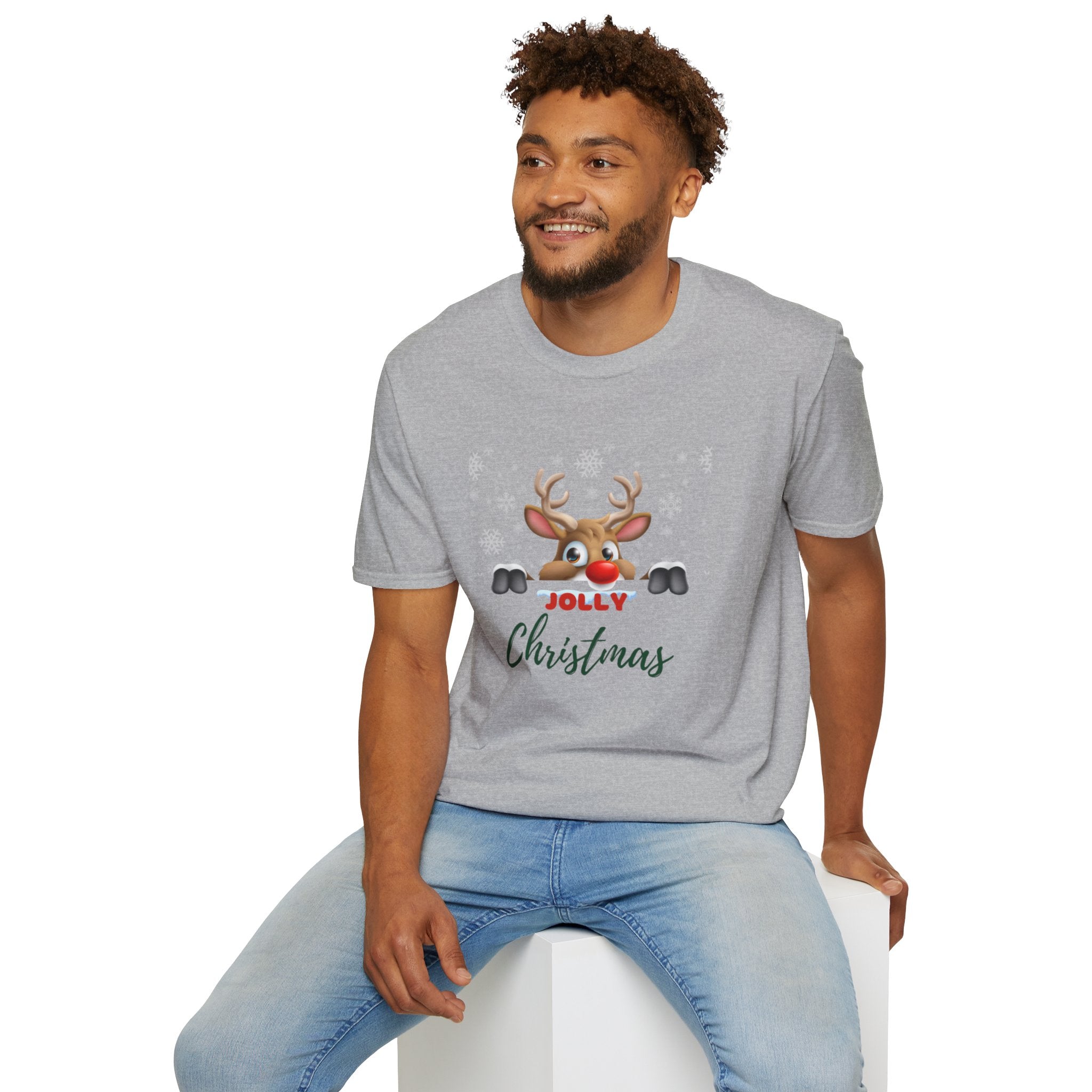 Jolly Christmas Unisex Softstyle T-Shirt