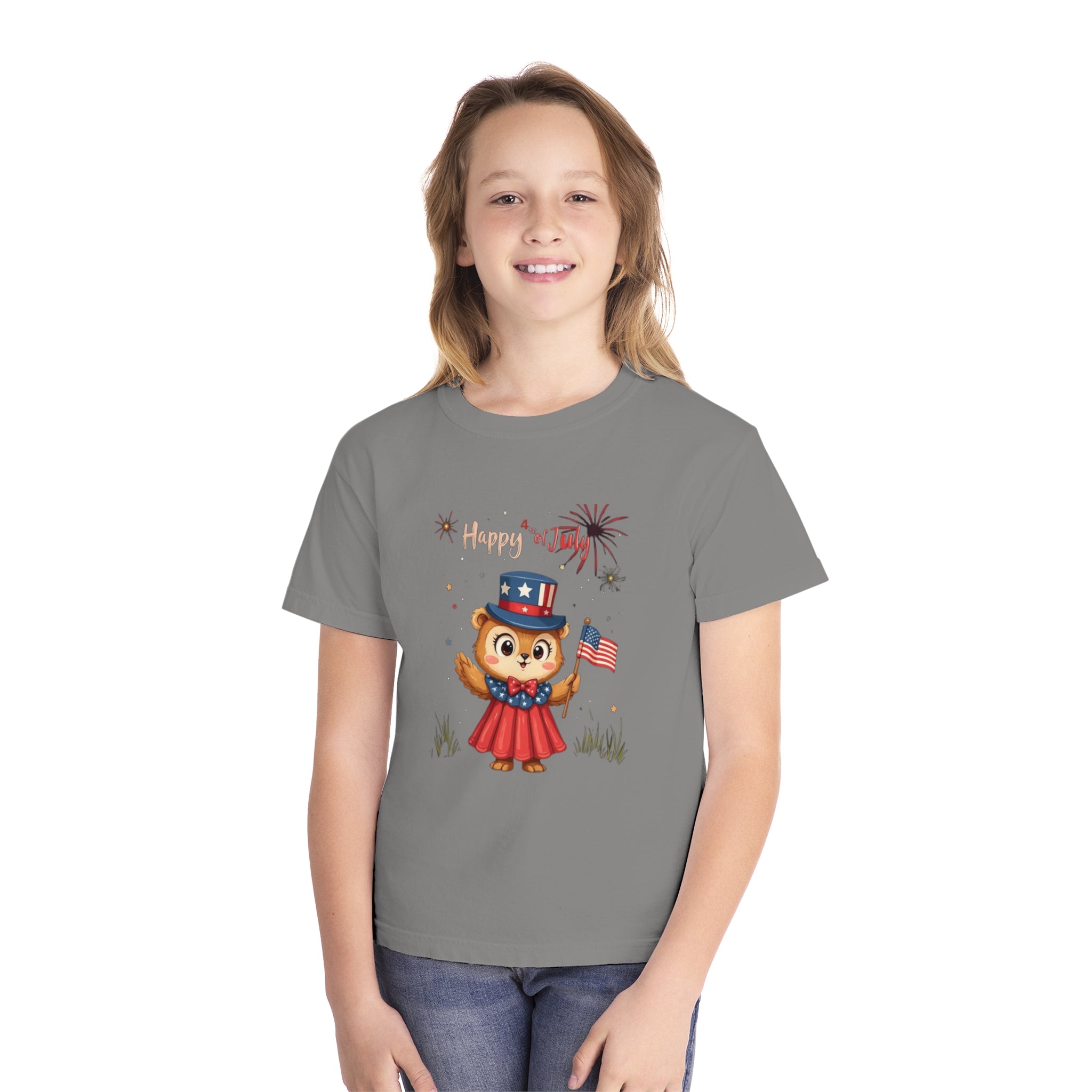Happy Independence Day Youth Midweight Tee