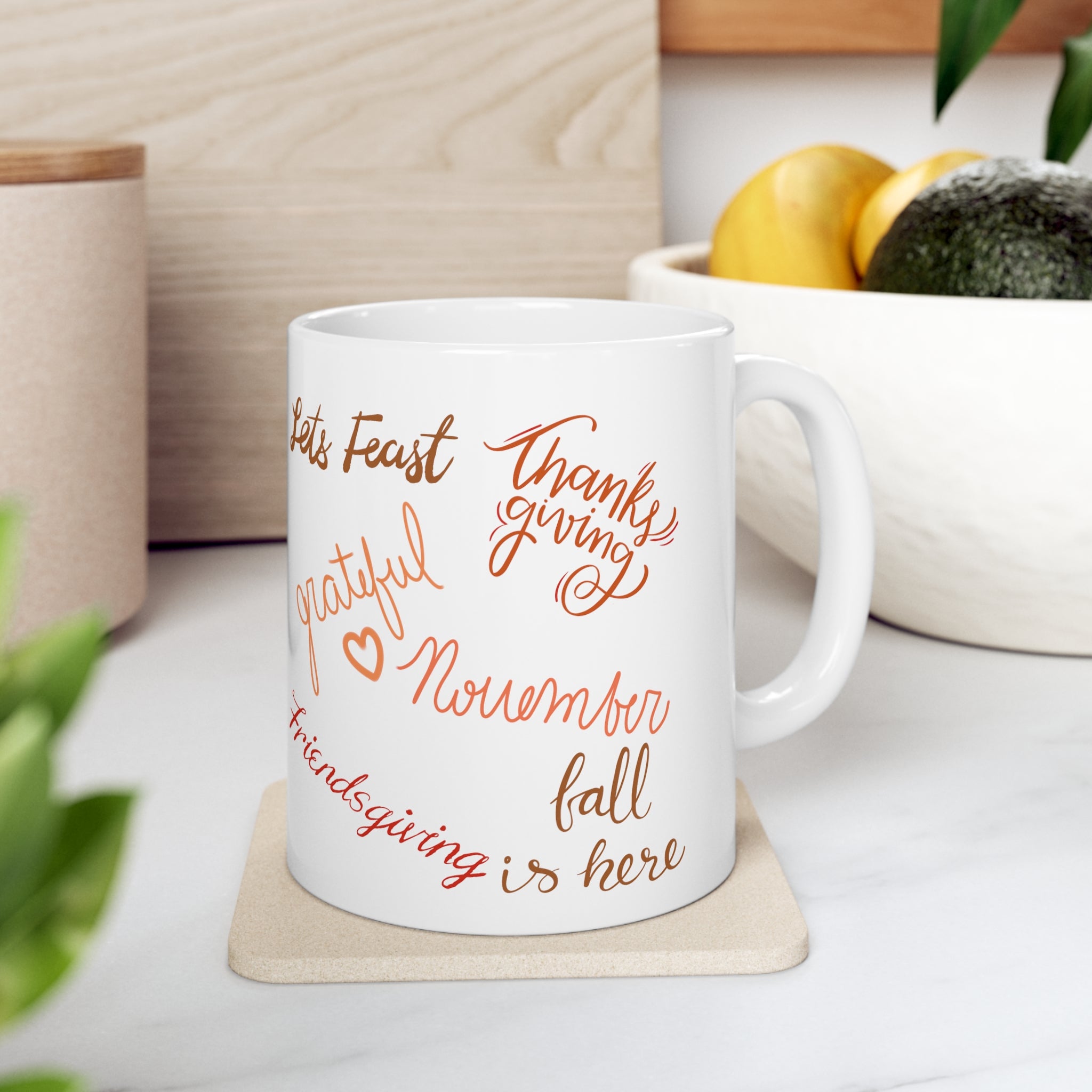 Thanksgiving Season Ceramic Mug 11oz
