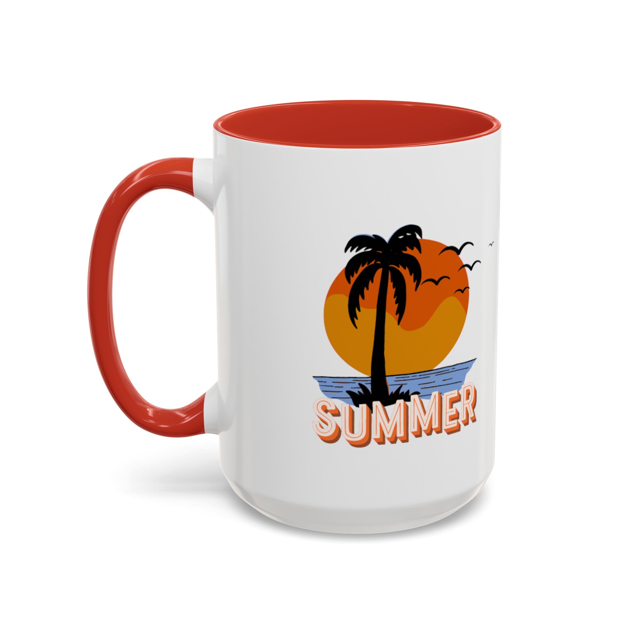 Summer Sunset Accent Coffee Mug (11, 15oz)