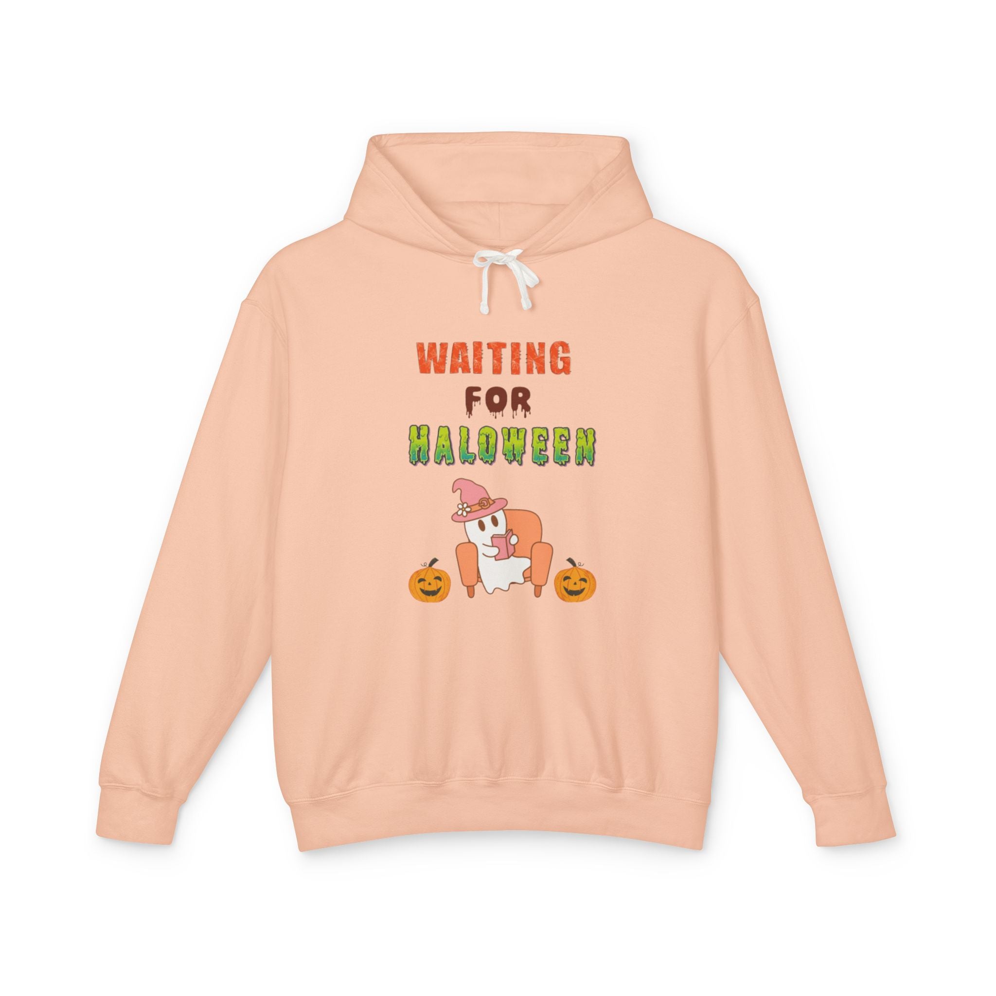 Waiting For Halloween Unisex Lightweight Hooded Sweatshirt