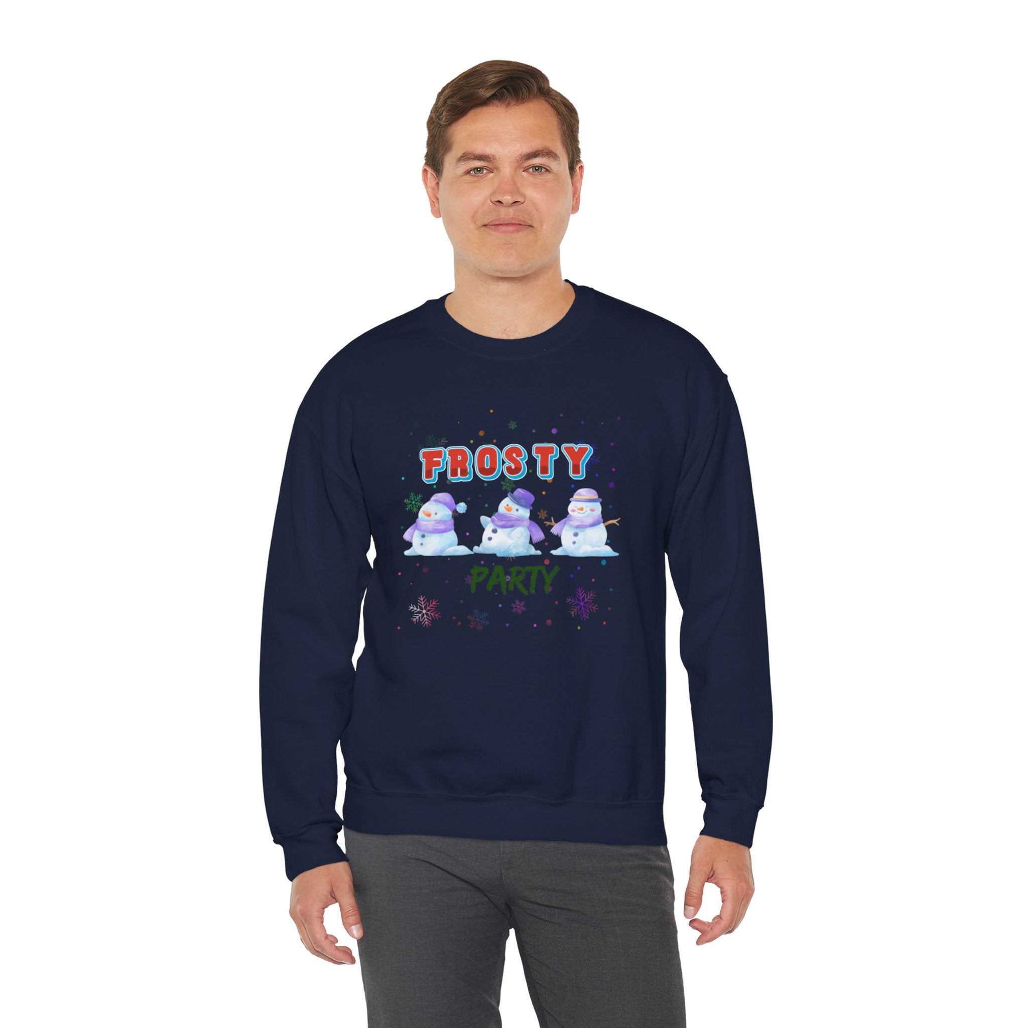 Frosty Party Unisex Heavy Blend™ Crewneck Sweatshirt