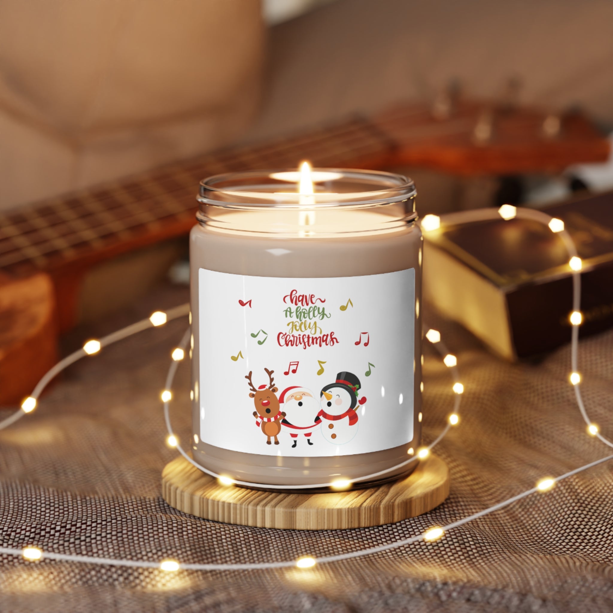 Have A Holly Jolly Christmas Scented Soy Candle, 9oz