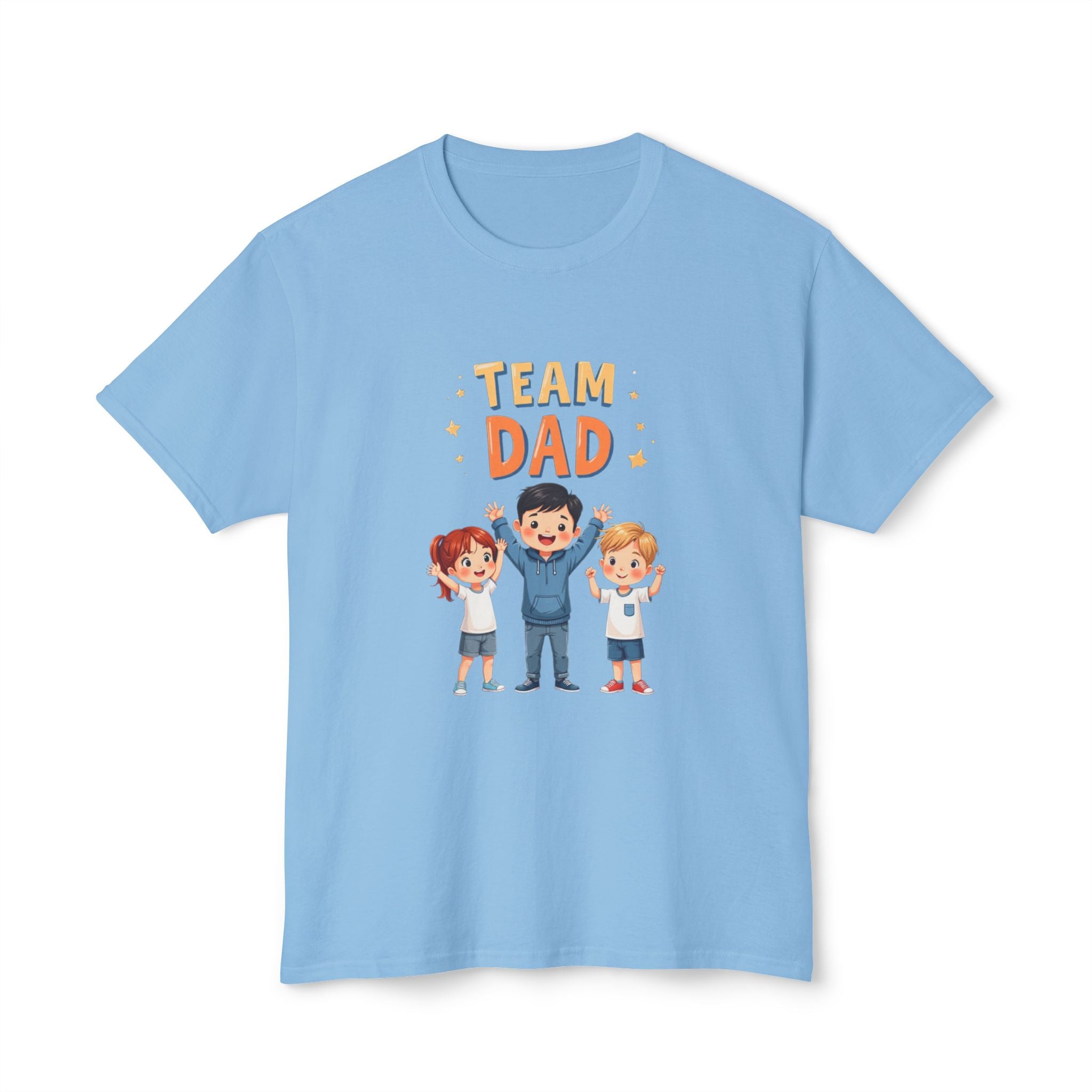 Team Dad Unisex HD Cotton T-shirt, Father’s Day Gift