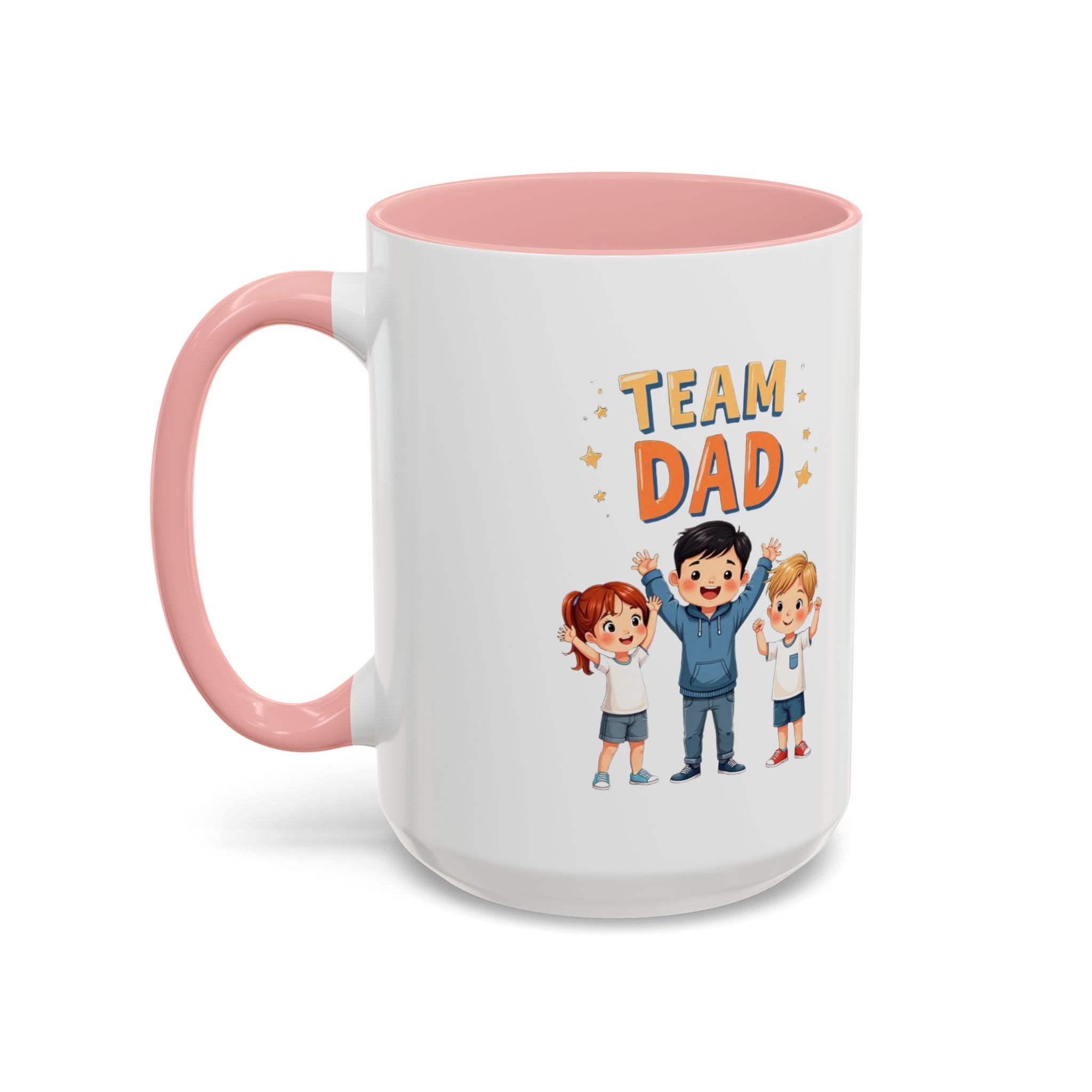 Team Dad Accent Coffee Mug