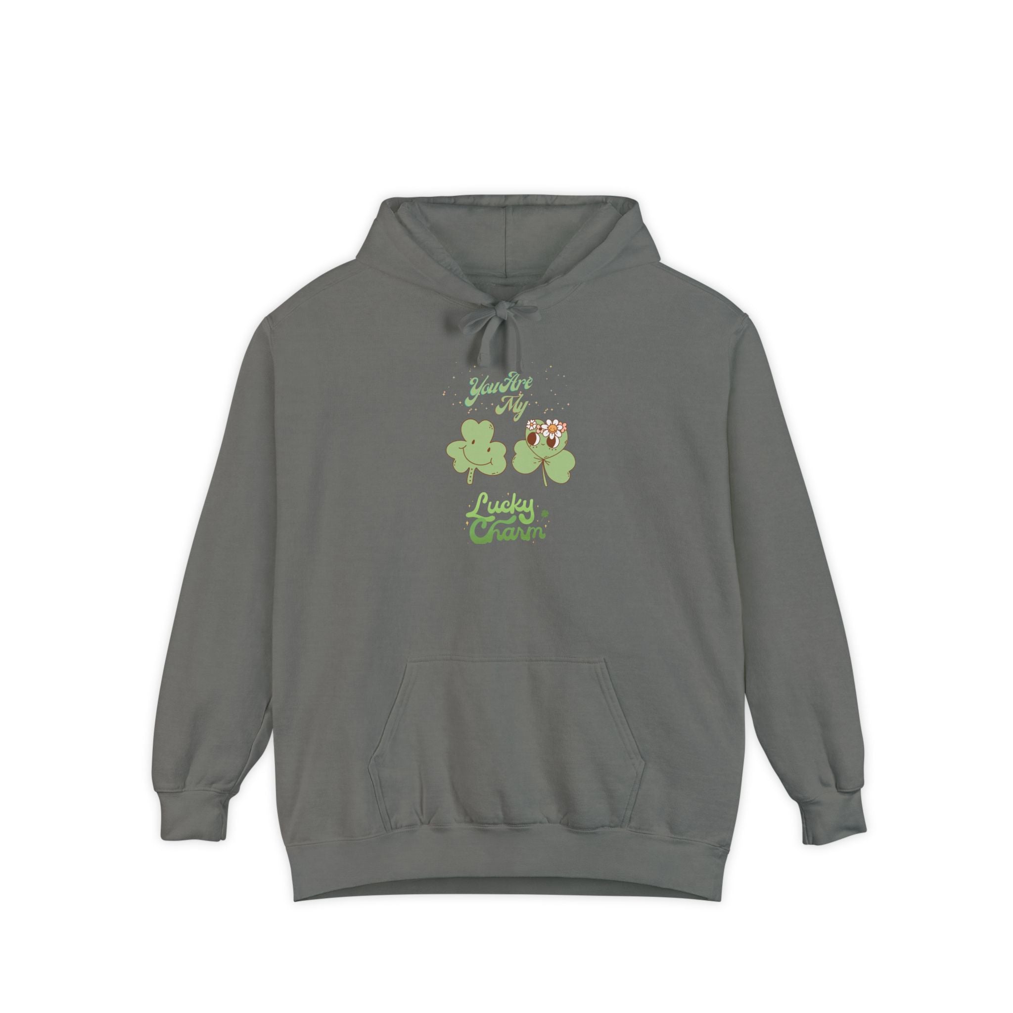 You're My Lucky Charm Unisex Garment-Dyed Hoodie for St. Patrick's Day