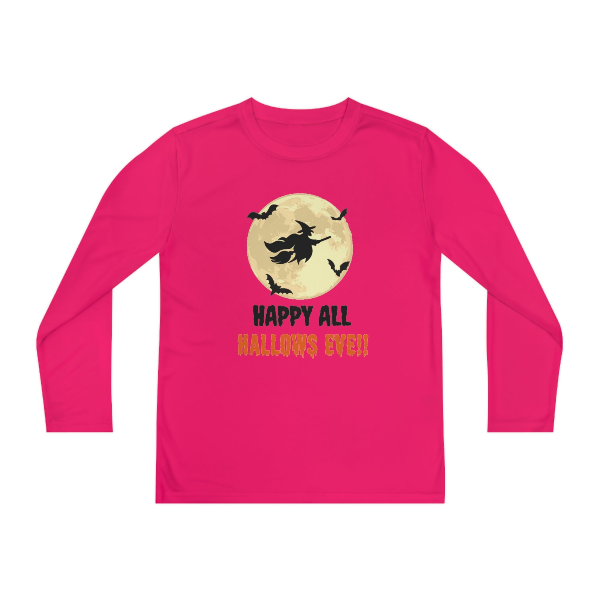 Happy All Hallows Eve Youth Long Sleeve Competitor Tee