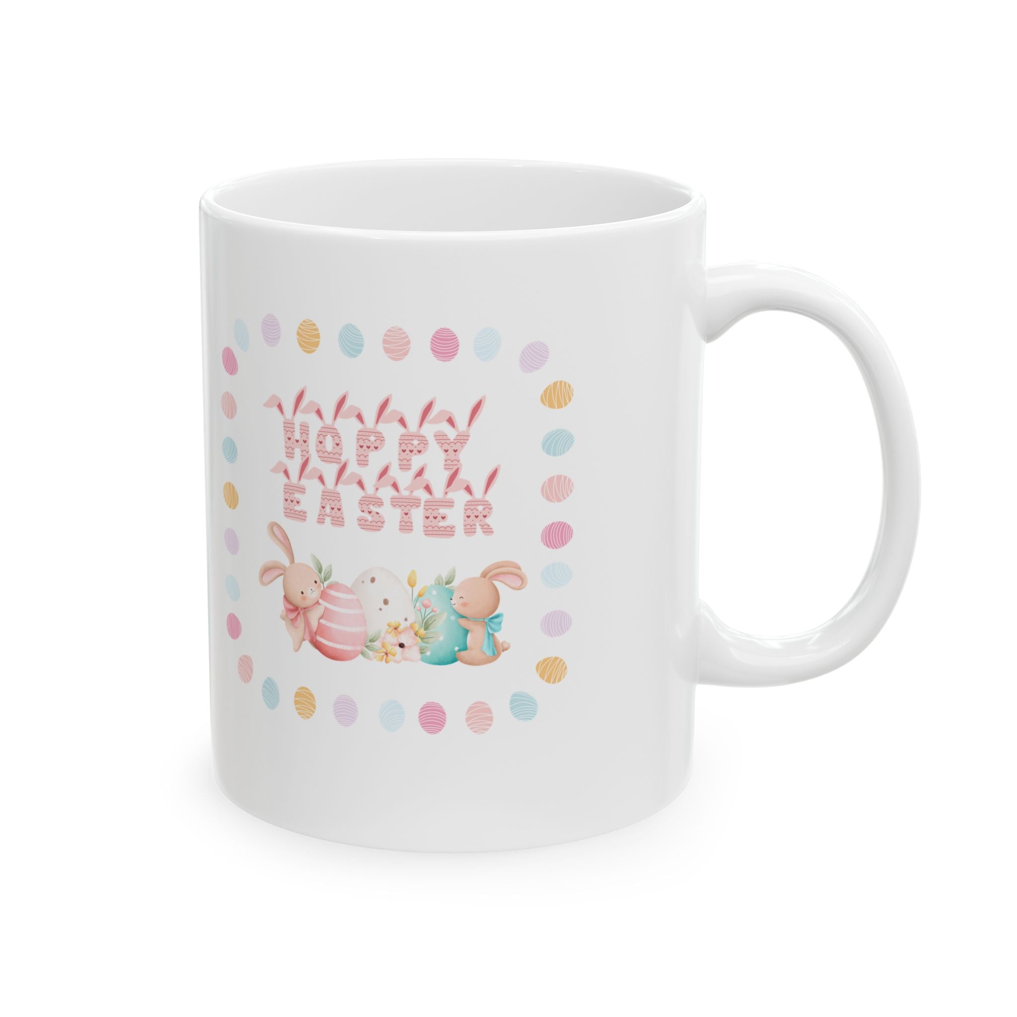Hoppy Easter Bunny Ceramic Mug - 11oz & 15oz