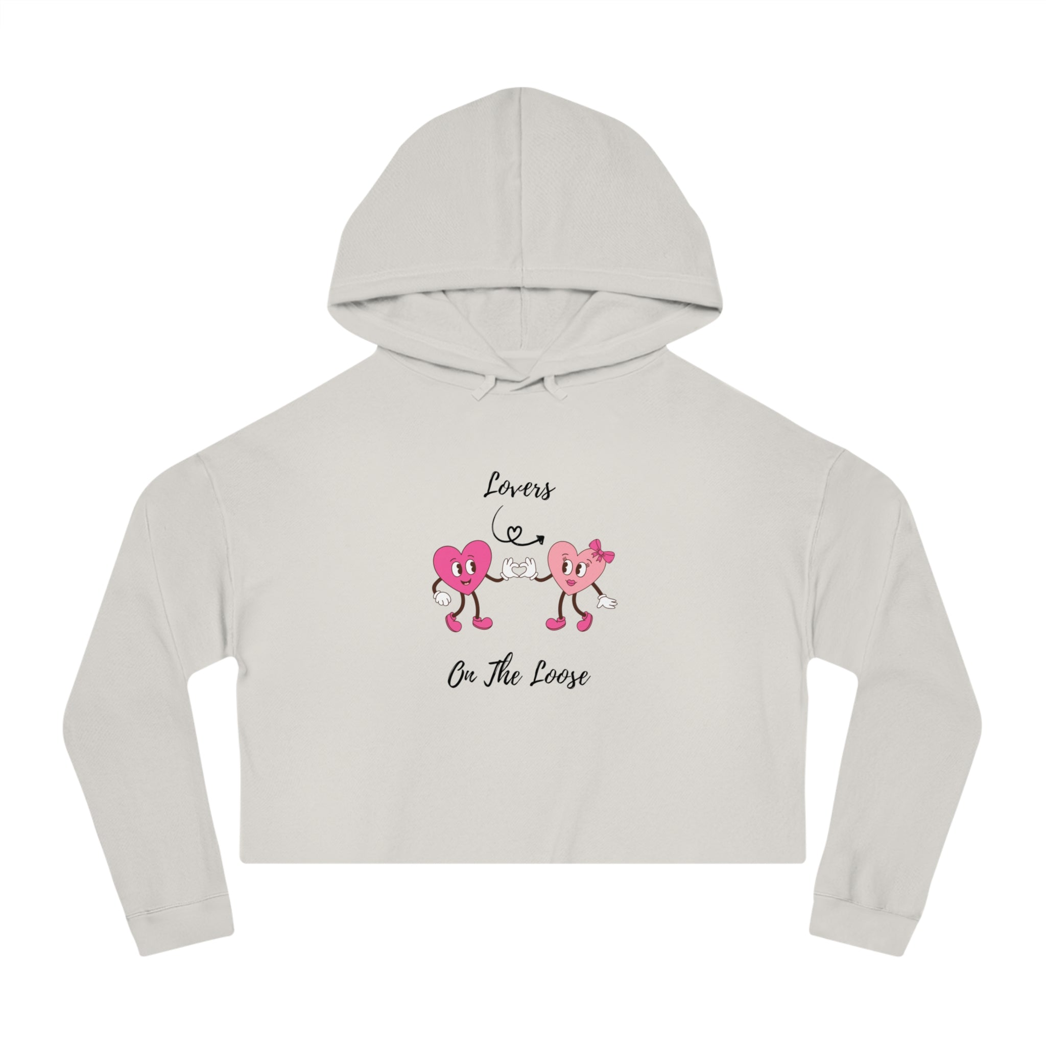 Lovers On The Loose Women’s Cropped Hooded Sweatshirt