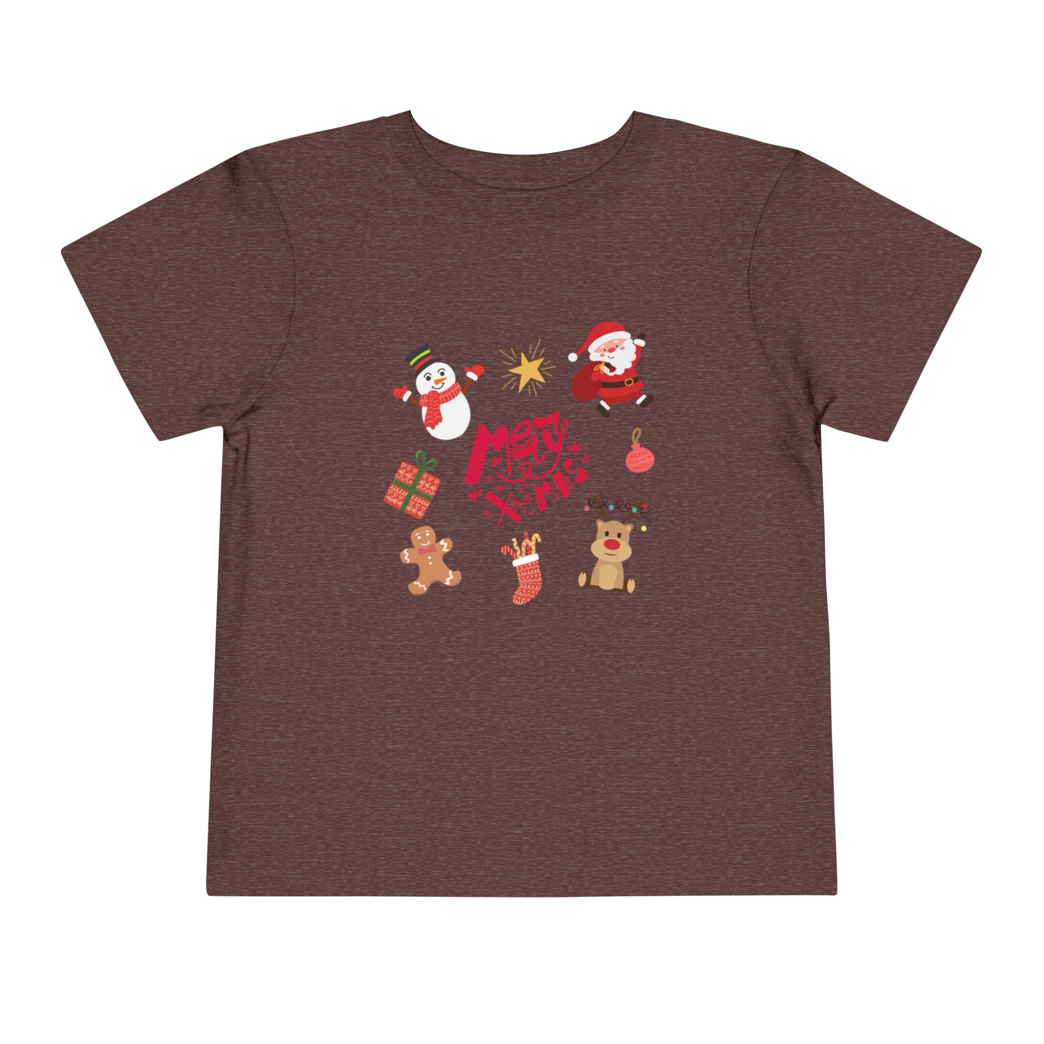 Merry Christmas Crew Toddler Short Sleeve Tee
