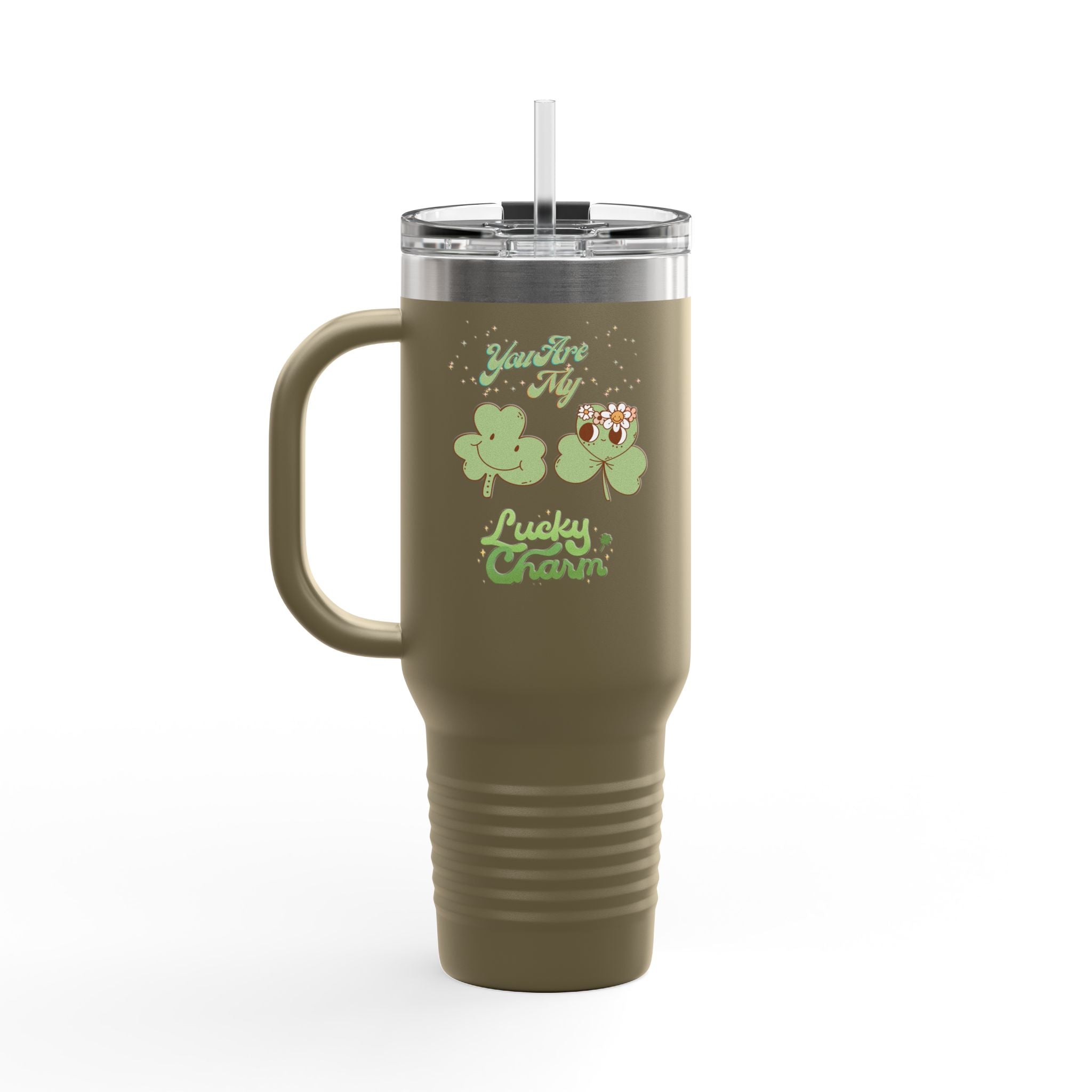You’re My Lucky Charm Insulated Travel Mug - 40oz St. Patrick's Day Drinkware