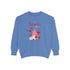 Gnome Valentine's Day Unisex Garment-Dyed Sweatshirt