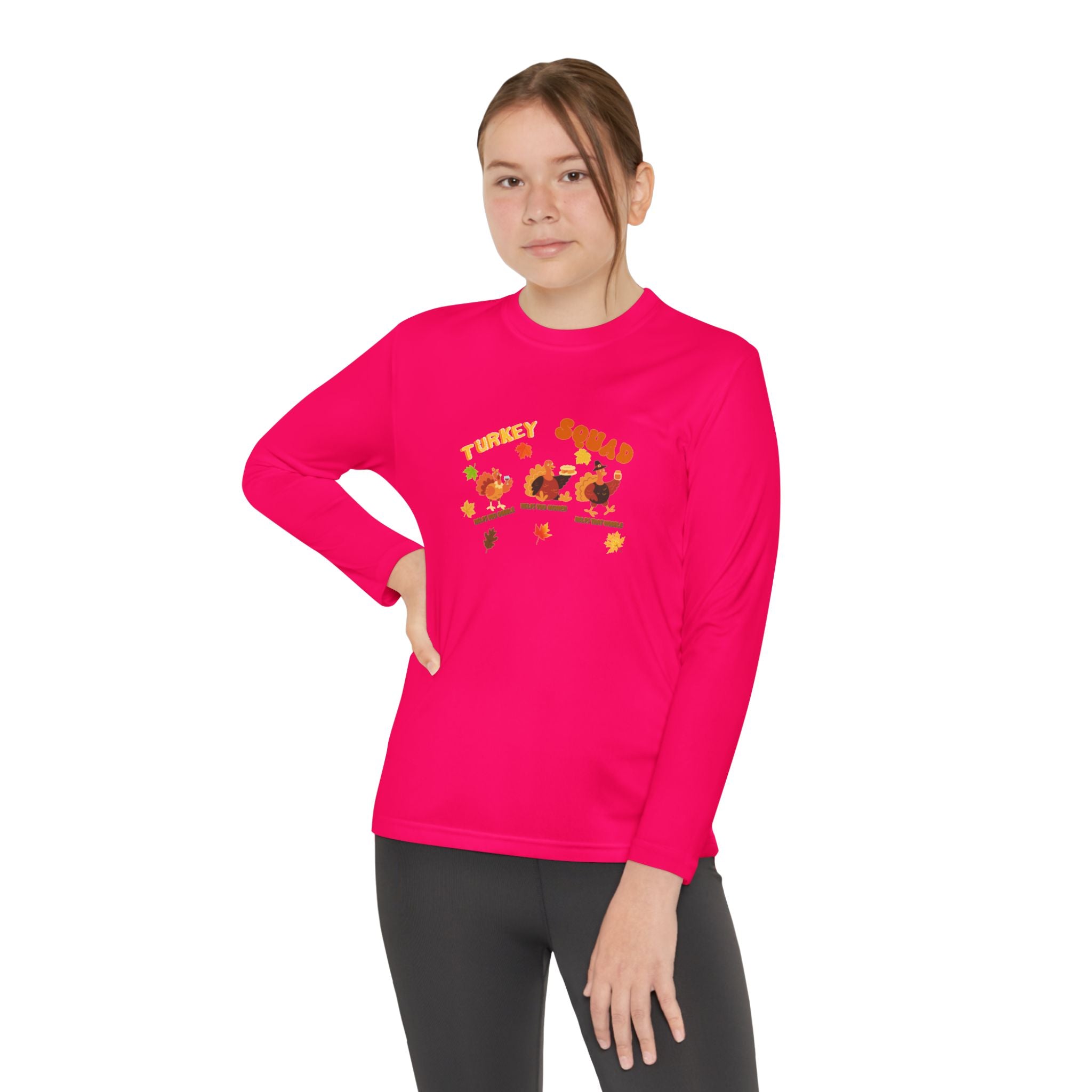 Turkey Squad Youth Long Sleeve Competitor Tee