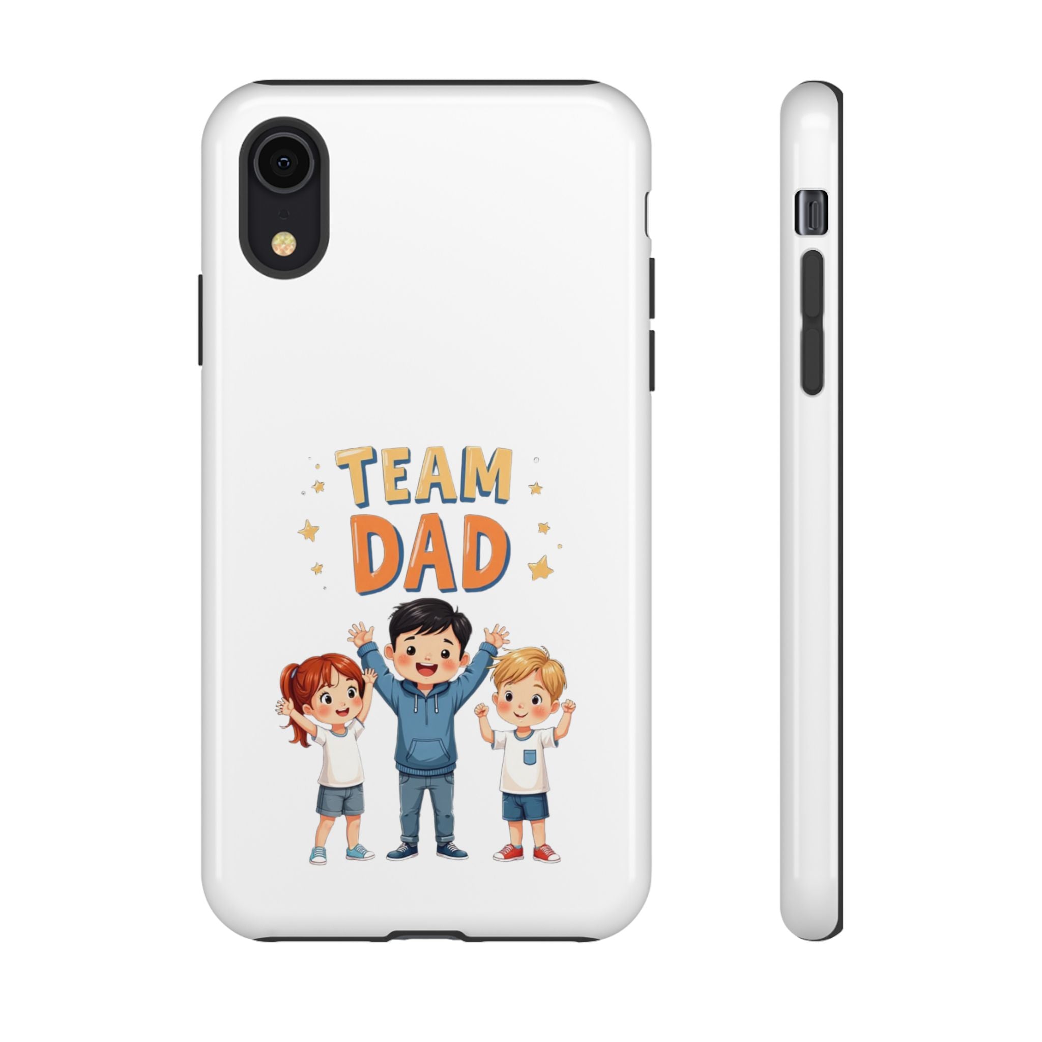 Team Dad Phone Case, Fun Gift for Fathers, Durable Phone Protector, Cute Dad Team Merchandise, Father's Day Special