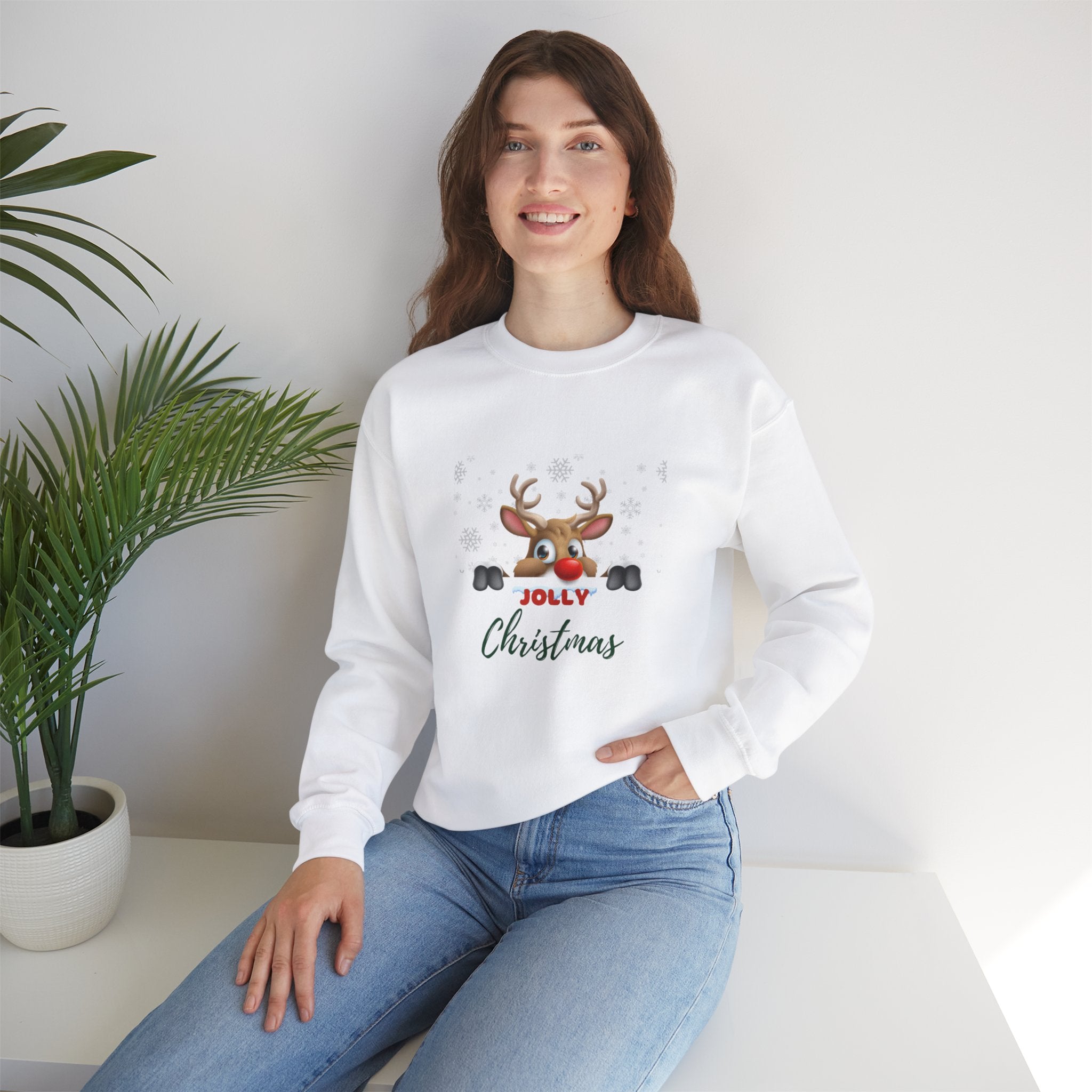 Jolly Christmas Unisex Heavy Blend™ Crewneck Sweatshirt