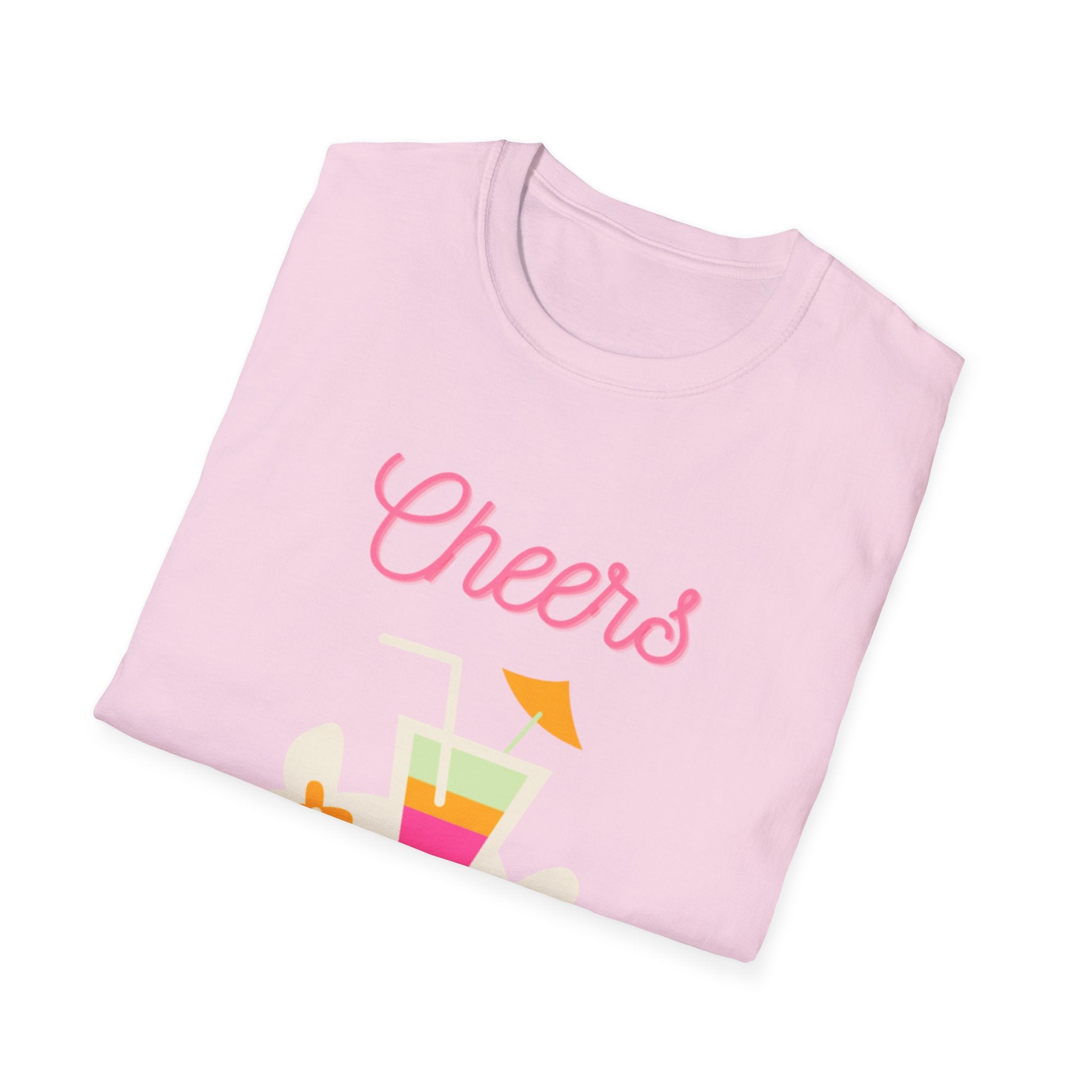 Cheers To Summer Unisex Softstyle T-Shirt