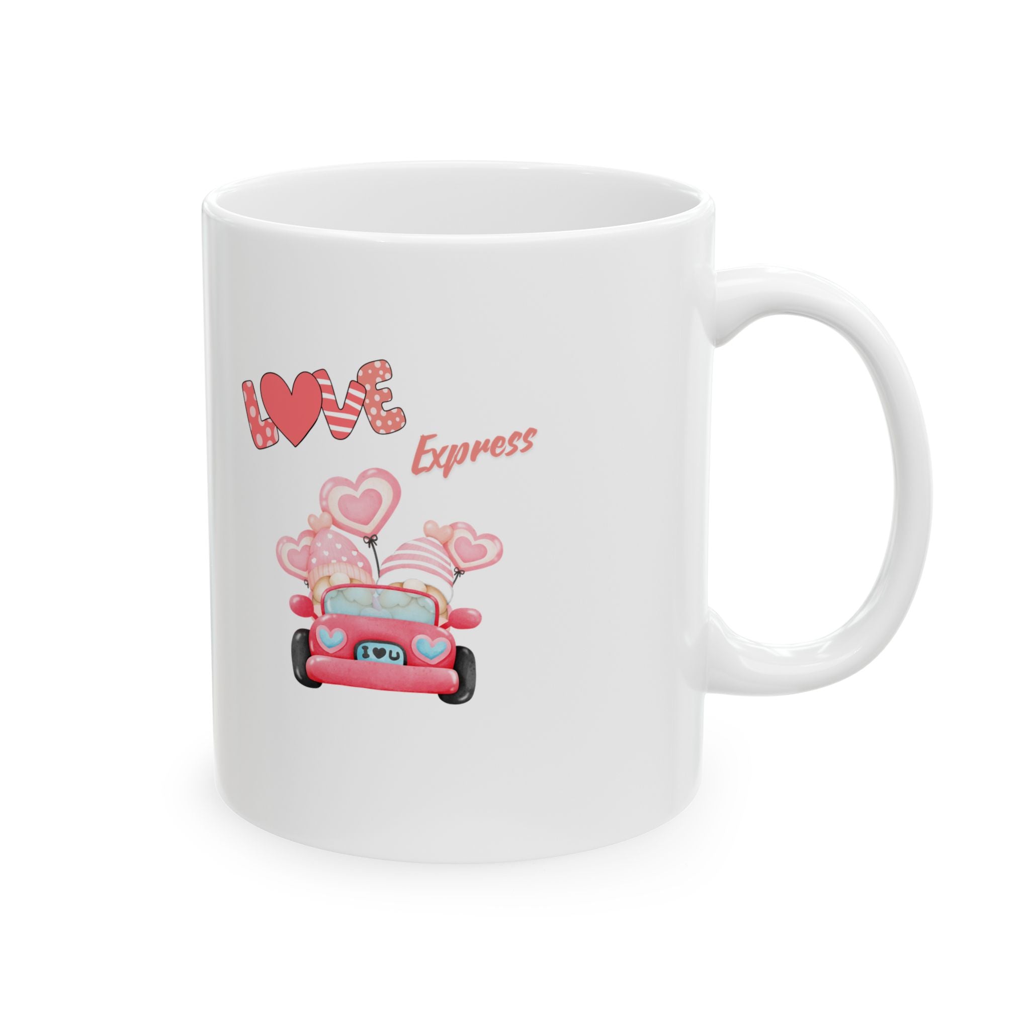 Love Express Ceramic Mug, (11oz, 15oz)