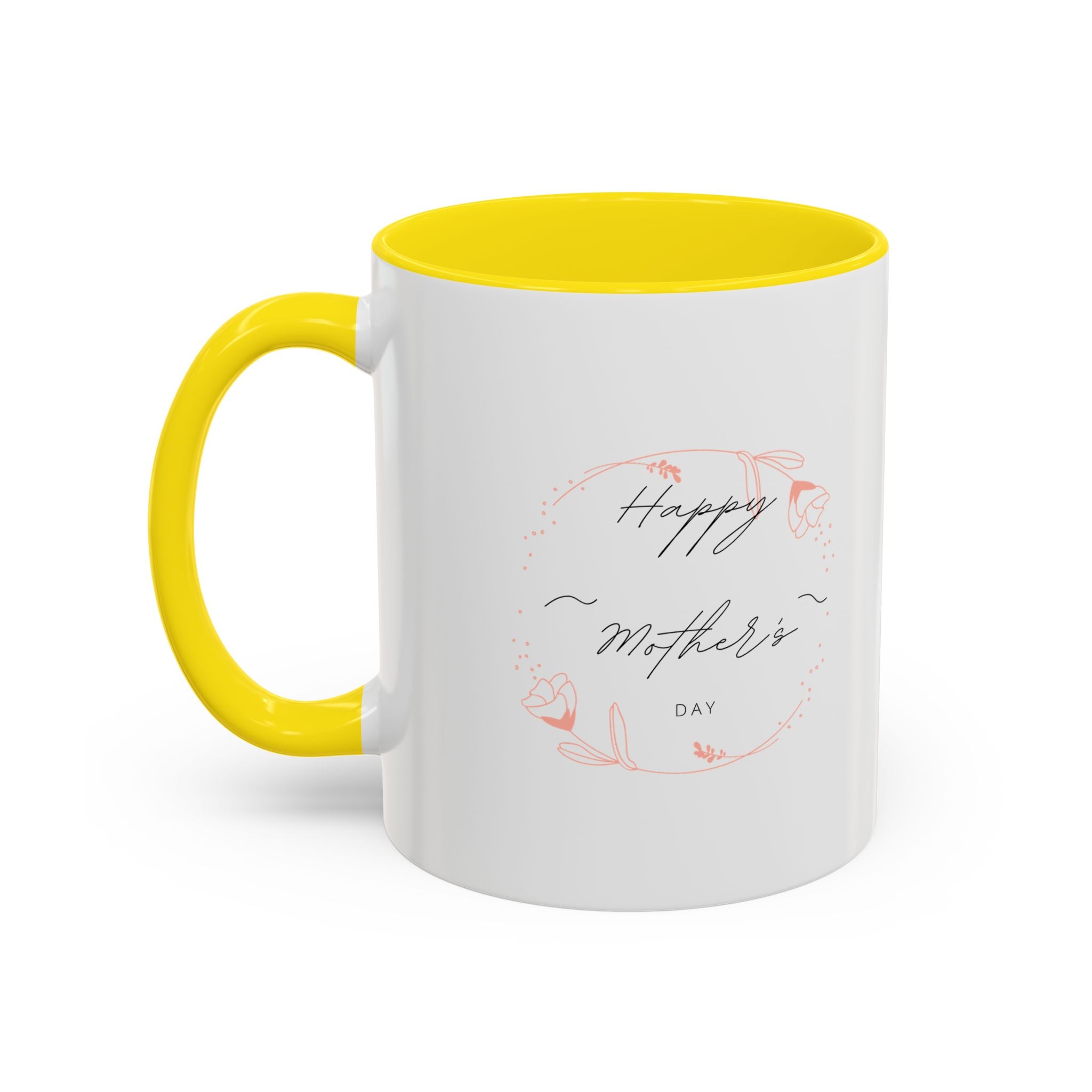 Happy Mom's Day Accent Coffee Mug  11oz & 15oz