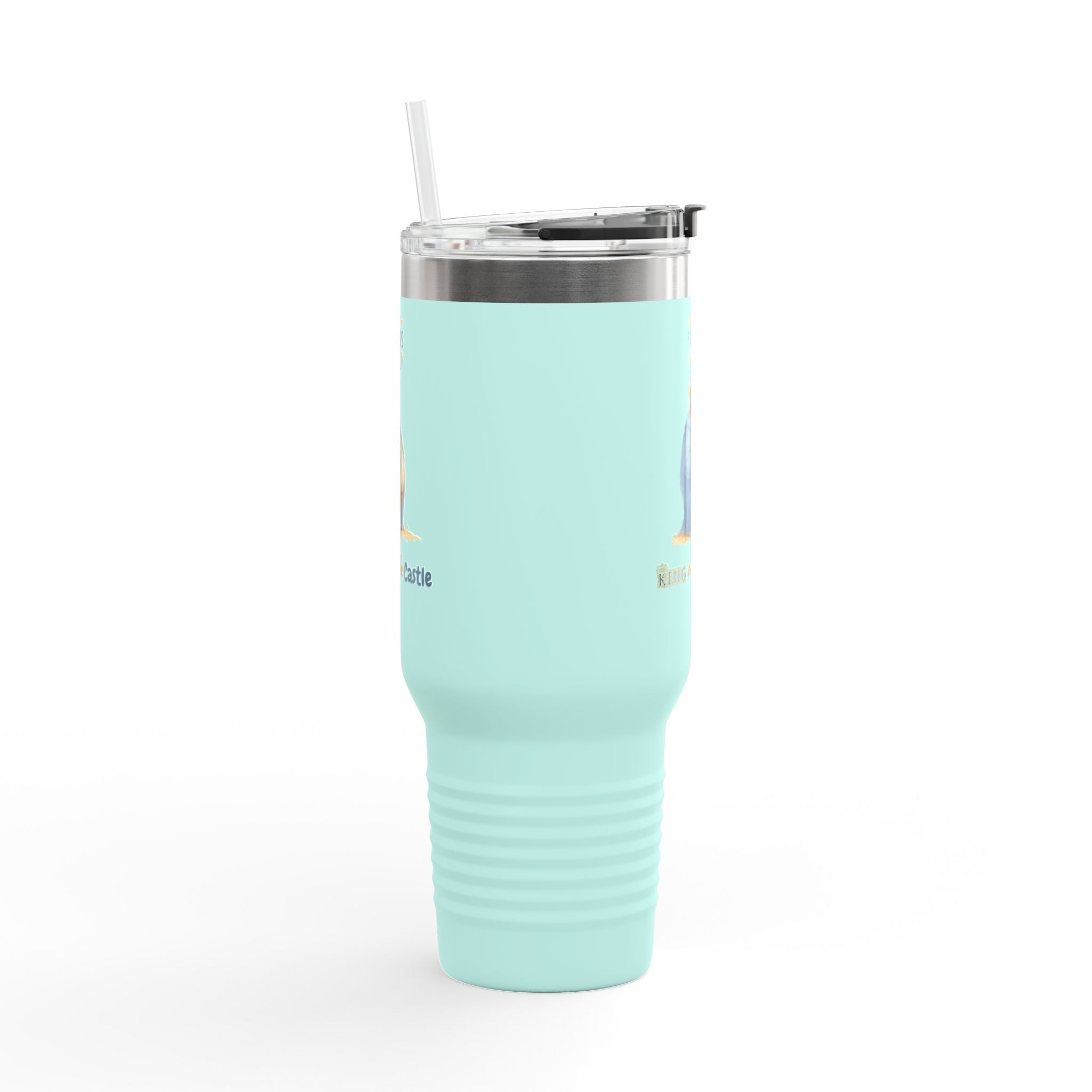 Father's Day King of the Castle Insulated Travel Mug