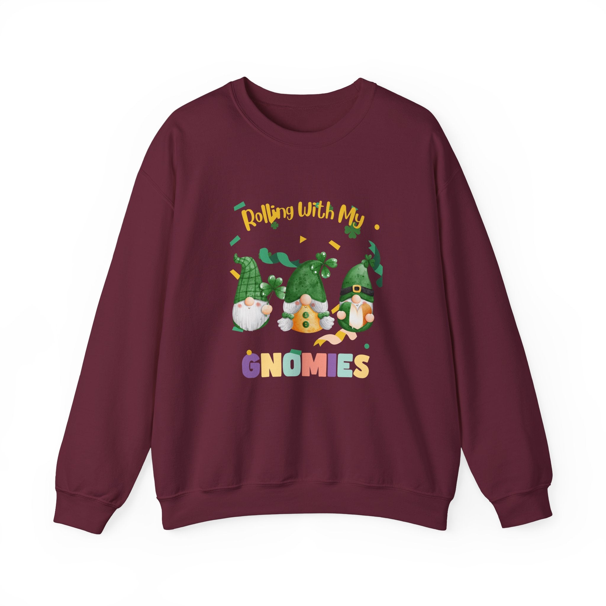 Rolling With My Gnomies Crewneck Sweatshirt - Unisex Heavy Blend™